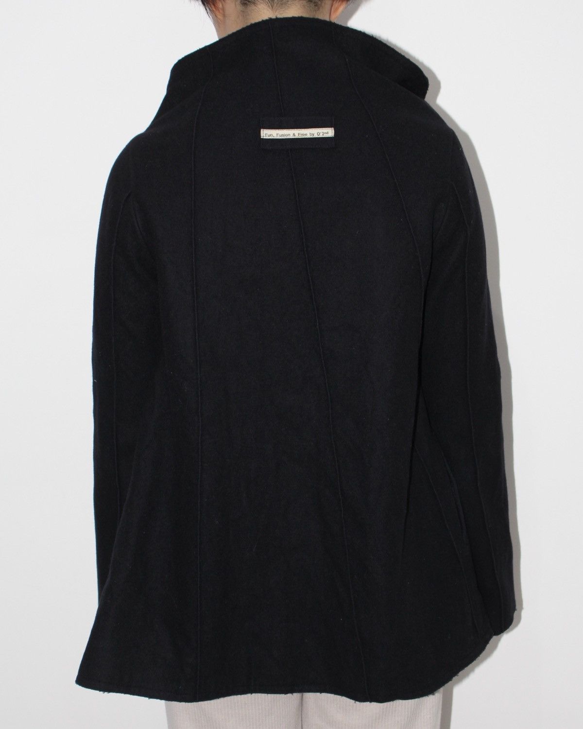Vintage 2000S O'2ND JAPAN WOOL HIGH NECK JACKET Size M / US 6-8 / IT 42-44 - 4 Thumbnail