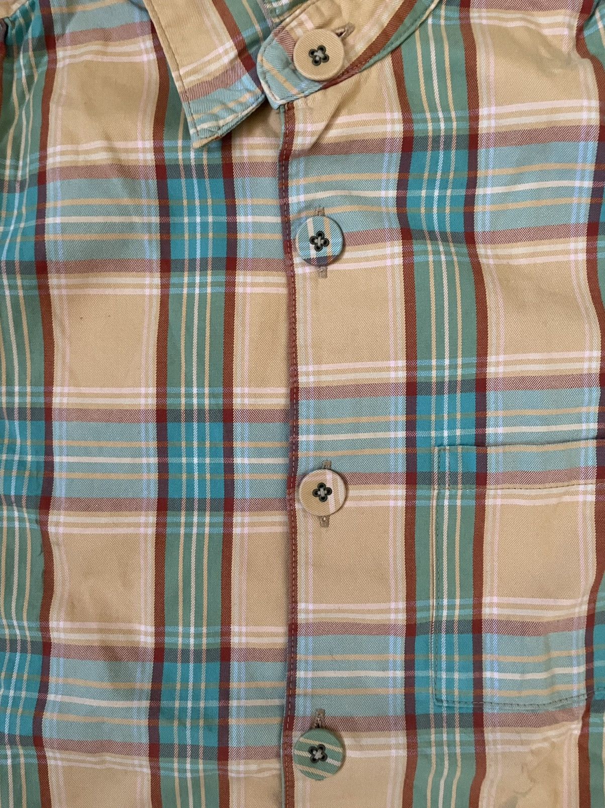 Kapital Kapital Short Sleeve Plaid Shirt Size US M / EU 48-50 / 2 - 2 Thumbnail