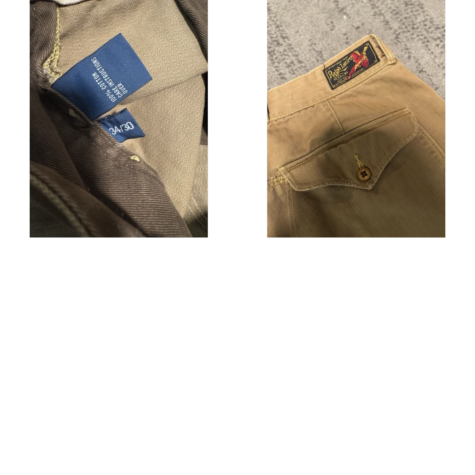 Polo Ralph Lauren VINTAGE Polo Ralph Lauren Men’s Sportsman Hunting Riding Pants Khaki 34/30 Straight Fit Rare Size US S / EU 44-46 / 1 - 11 Thumbnail
