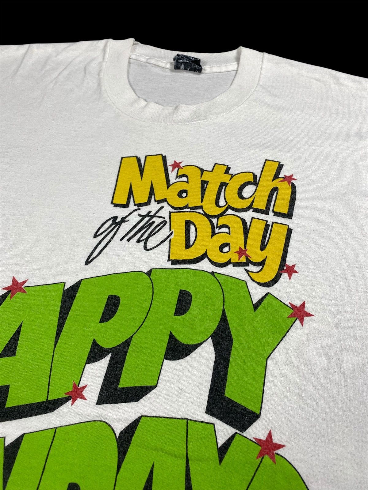 Band Tees Vintage Happy Mondays Elland Road June 1991 T-Shirt Size US XL / EU 56 / 4 - 5 Thumbnail
