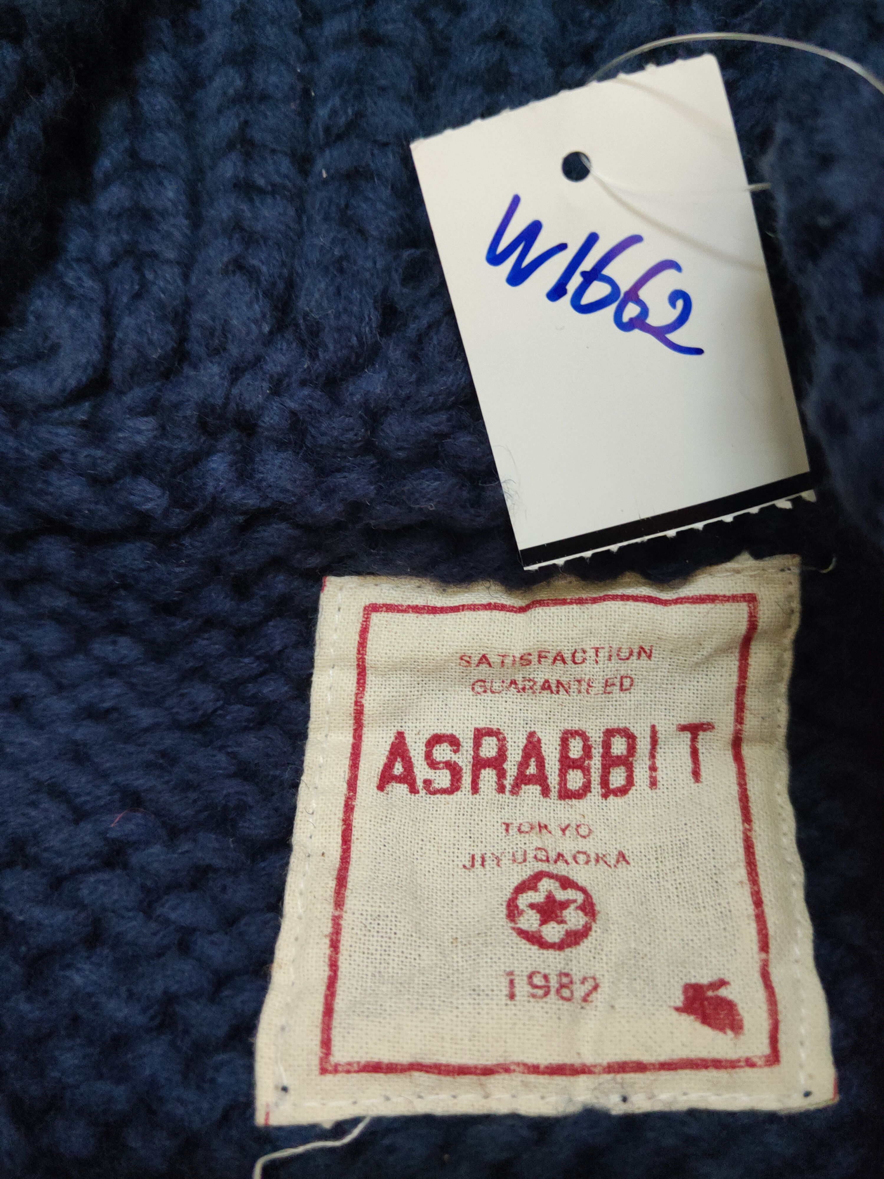 Japanese Brand × Vintage japan Asrabbit Navy Knitwear Vests #W1662 Size S / US 4 / IT 40 - 11 Thumbnail