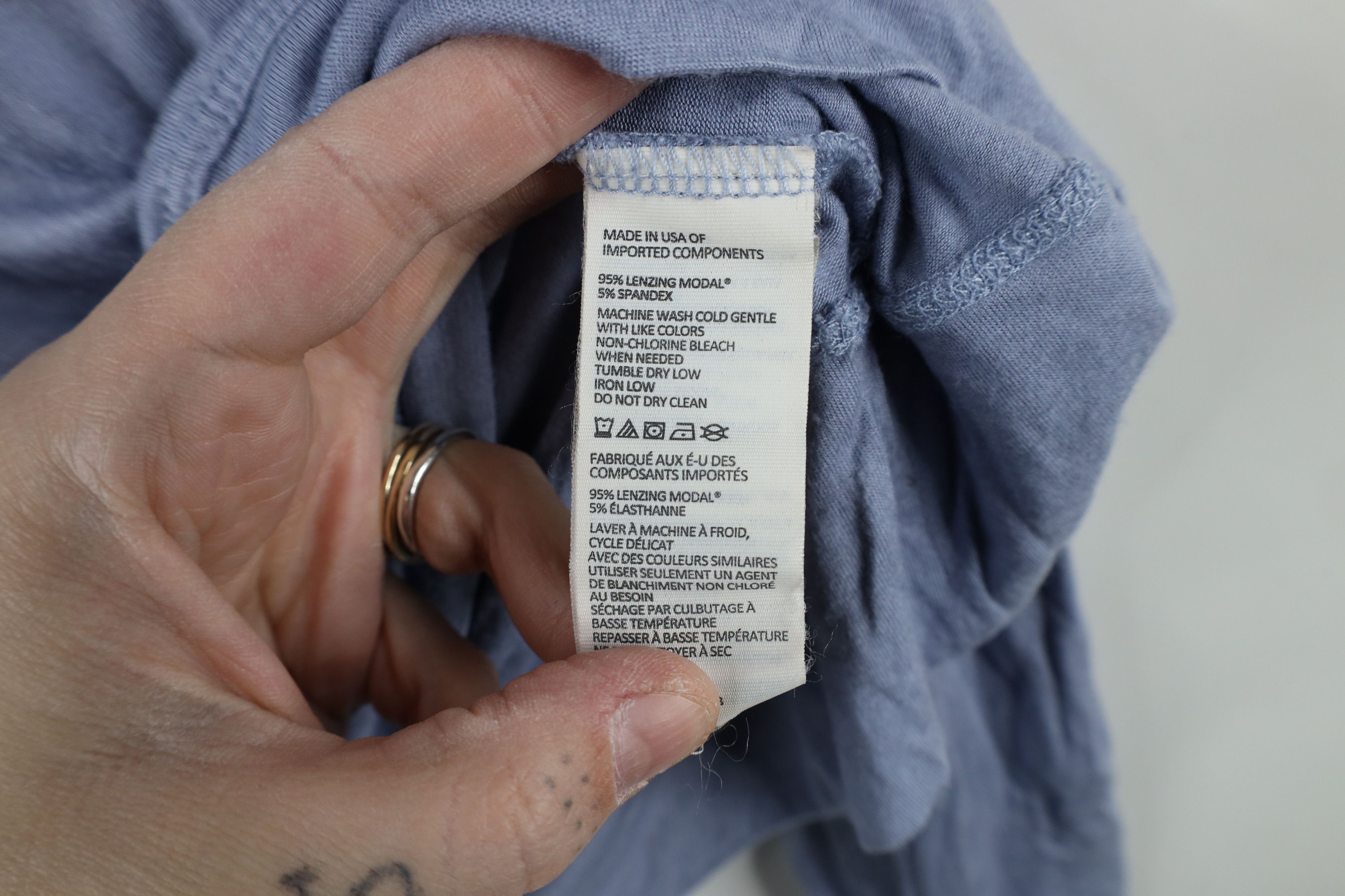 Prana × Vintage prAna Knit Stretch Synergy Long Sleeve Yoga Top Shirt Blue Size XL / US 12-14 / IT 48-50 - 7 Thumbnail