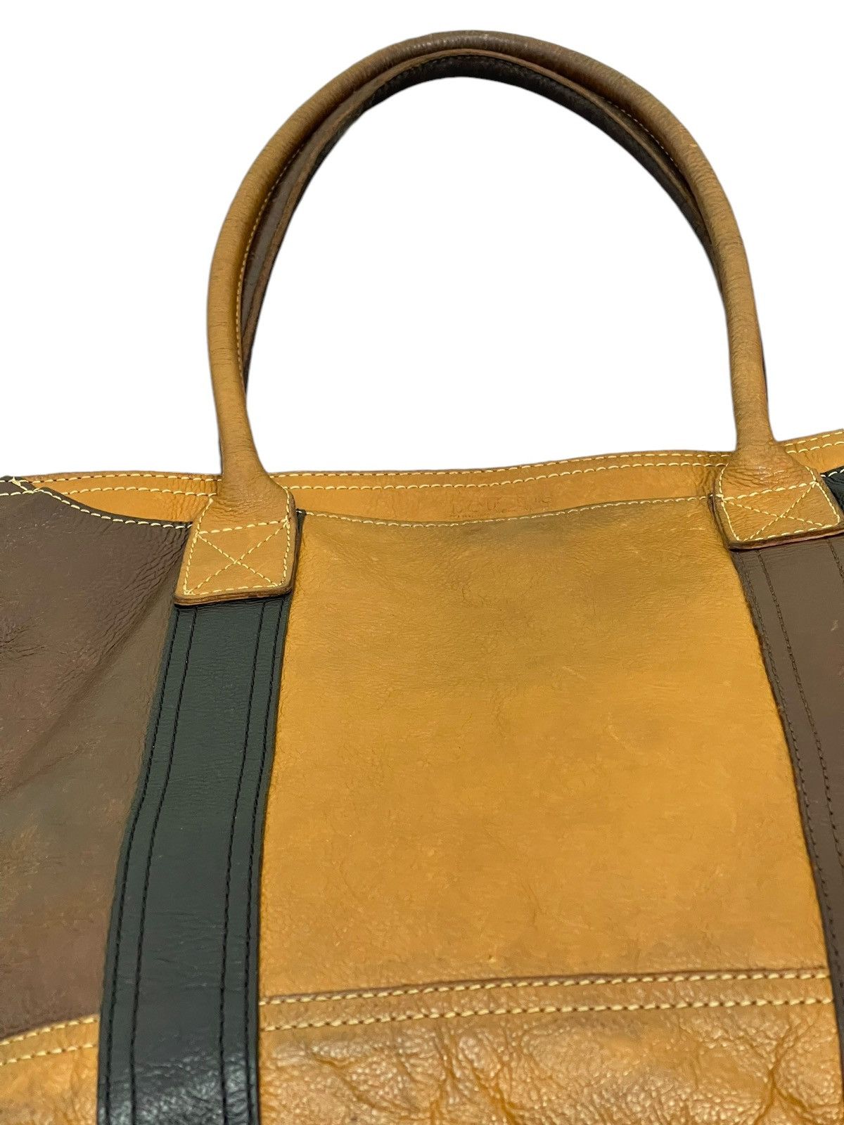 Genuine Leather Full Leather Doubles Japan Tote Shoulder Bag 4🟩 Size ONE SIZE - 13 Thumbnail