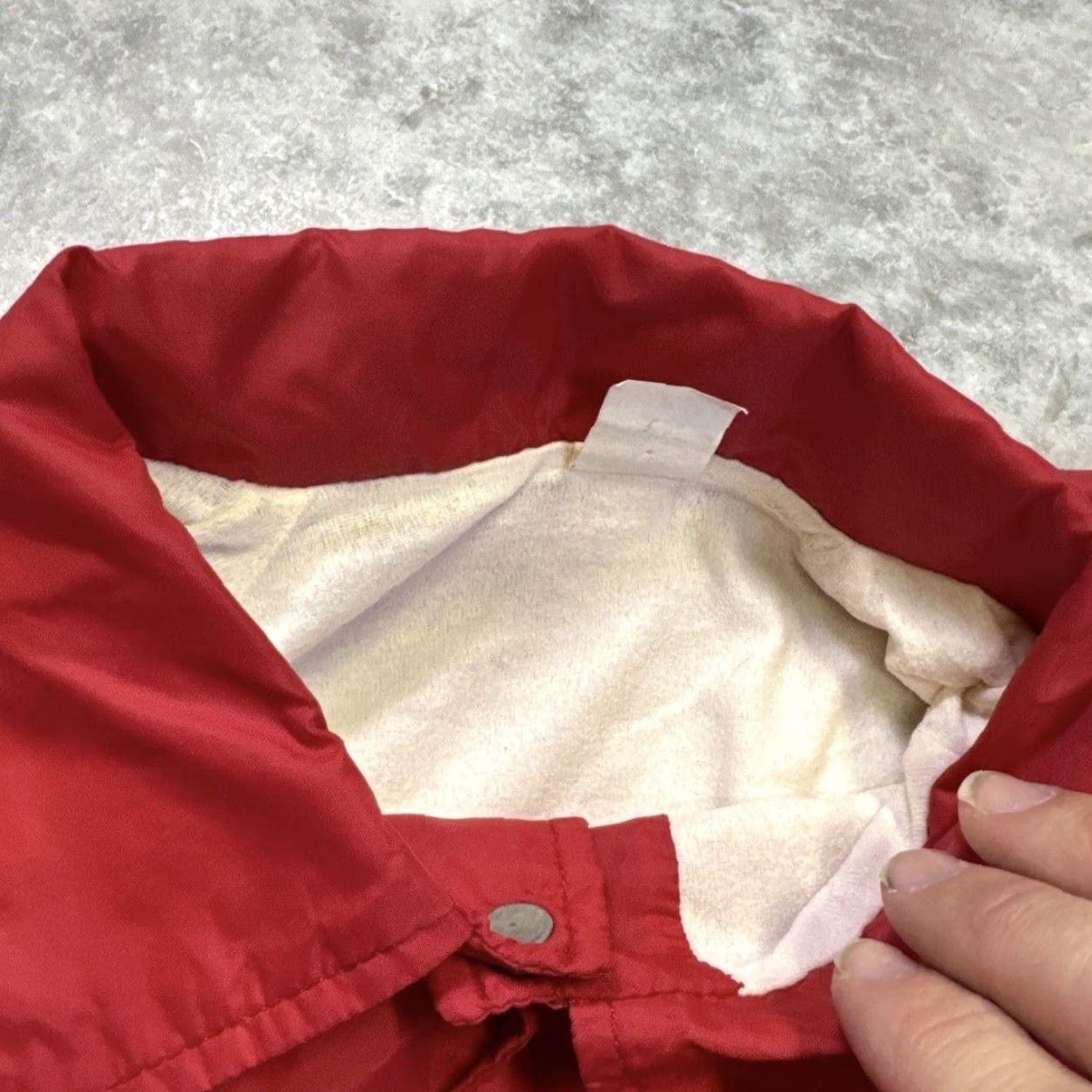 Nutmeg VINTAGE Nutmeg Mills Jacket Mens M Red Sn ap Button Windbreaker Lined USA 90s Size US M / EU 48-50 / 2 - 3 Thumbnail