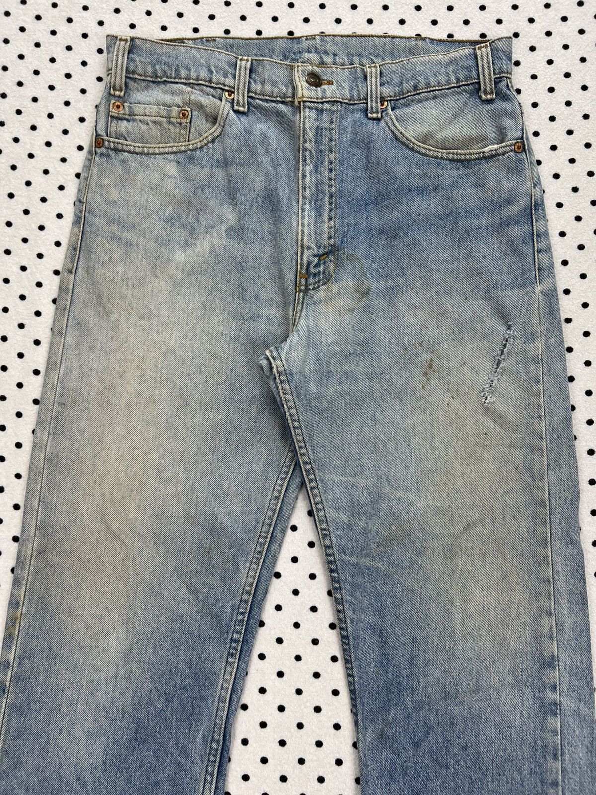 Levi's Vintage Levi’s 505 Dirty Distressed Jeans Size US 32 / EU 48 - 3 Thumbnail