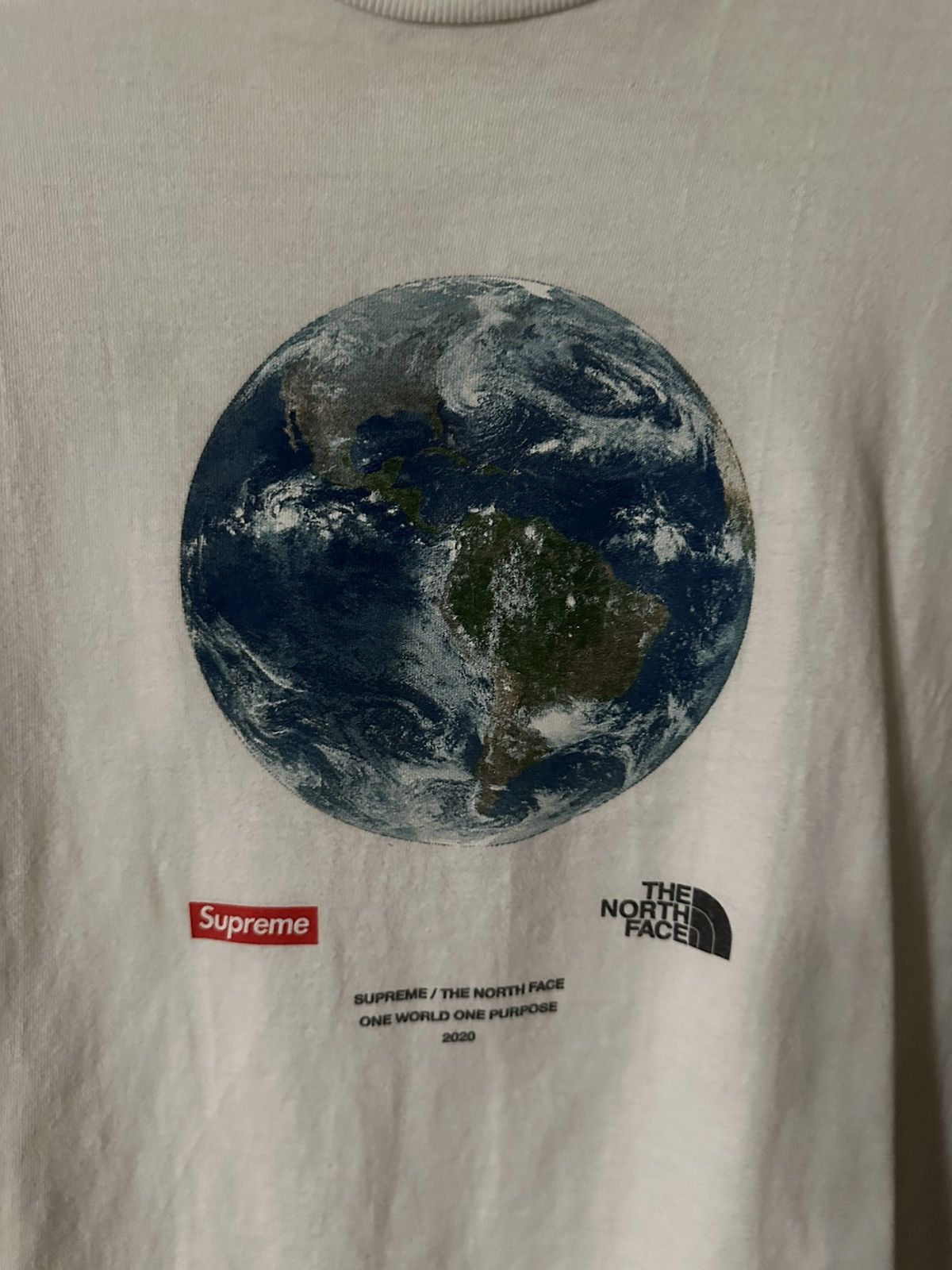 Supreme × The North Face Supreme x North Face World Tee TNF Size US S / EU 44-46 / 1 - 4 Thumbnail