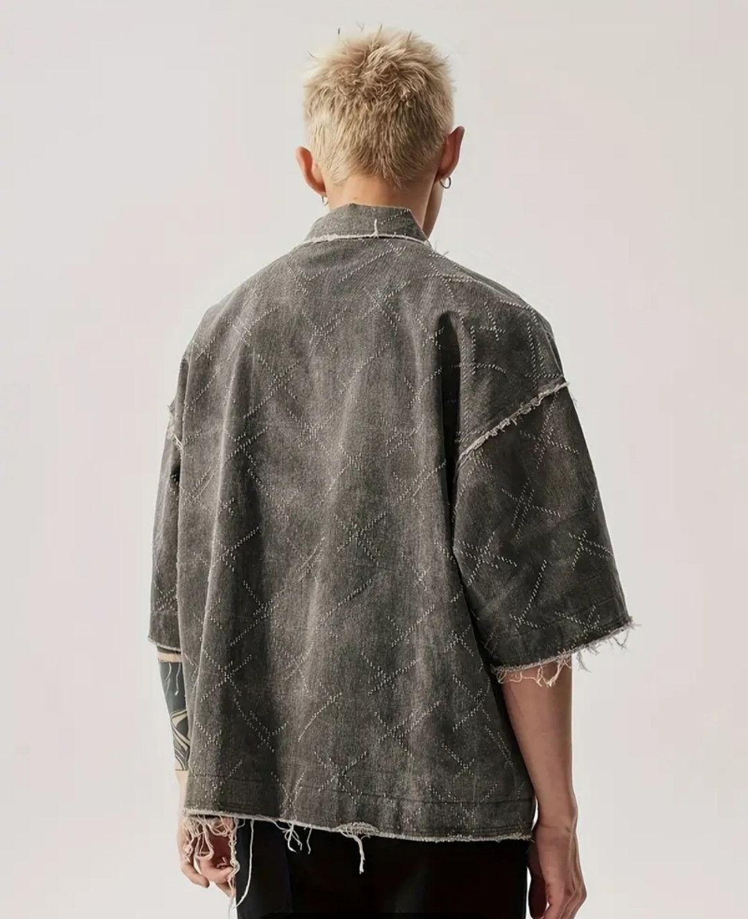Vintage Frayed Raw Edge Brawler Shirt Size US XL / EU 56 / 4 - 3 Thumbnail