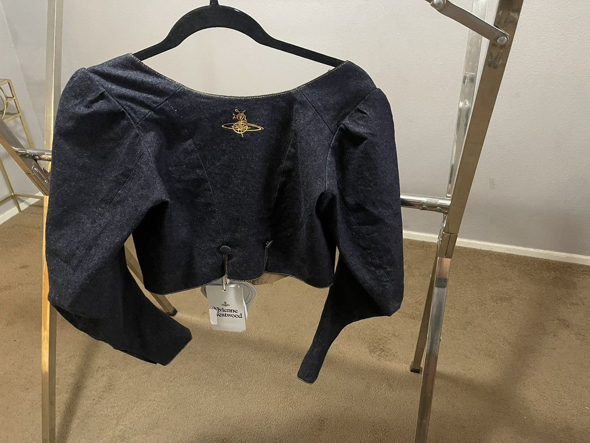Vivienne Westwood Navy Spencer Jacket (bustier/corset) Size M / US 6-8 / IT 42-44 - 24 Thumbnail