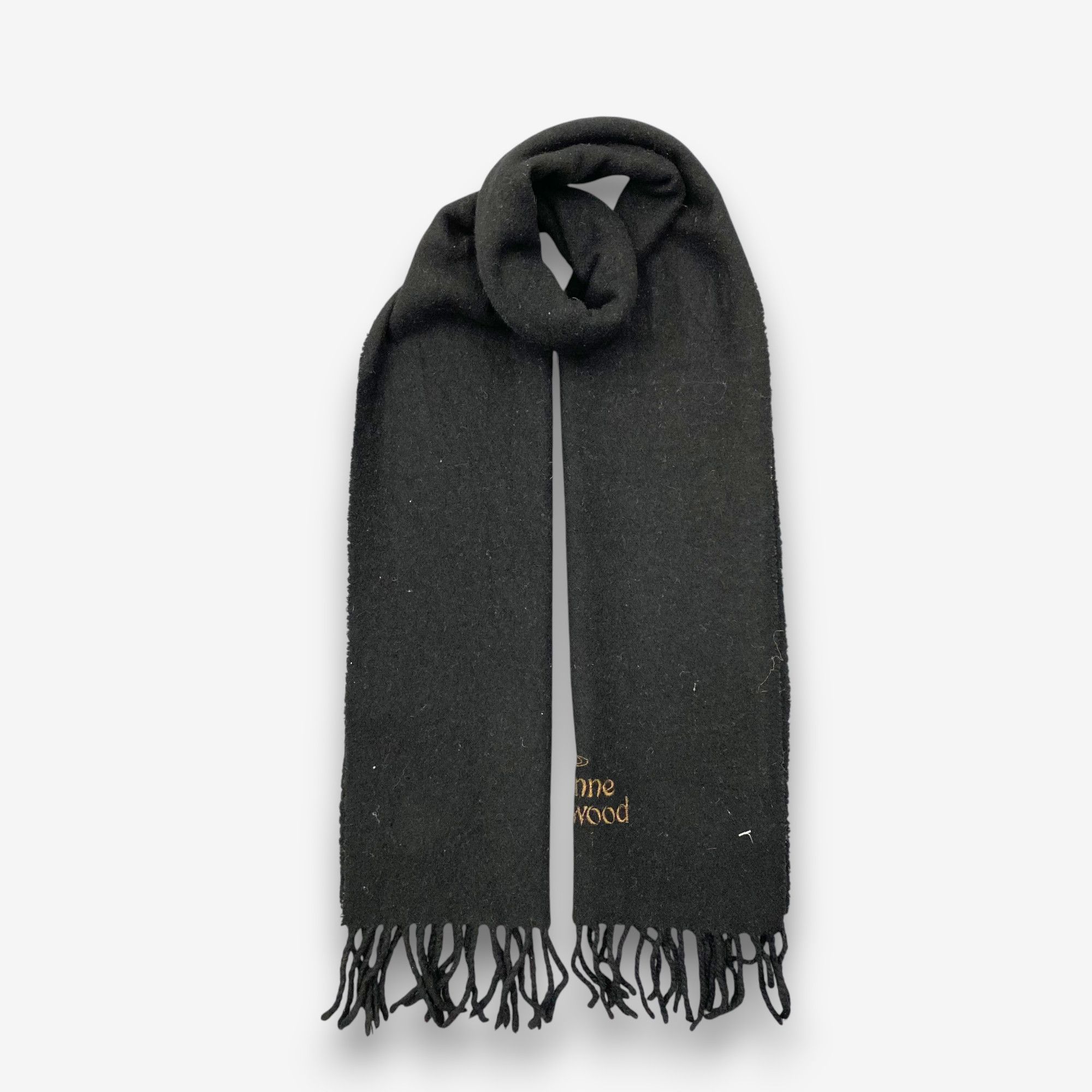 Vivienne Westwood Vintage Vivienne Westwood Scarf Muffler Orbs Wool Scarves Size ONE SIZE - 1 Thumbnail