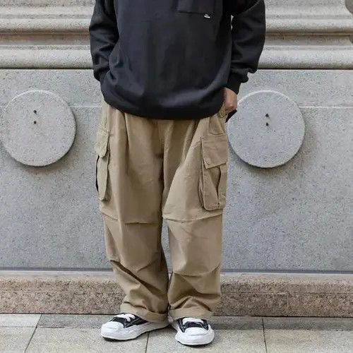 VIBE Japanese Style Baggy Cargo Pants Size US 34 / EU 50 - 1 Thumbnail