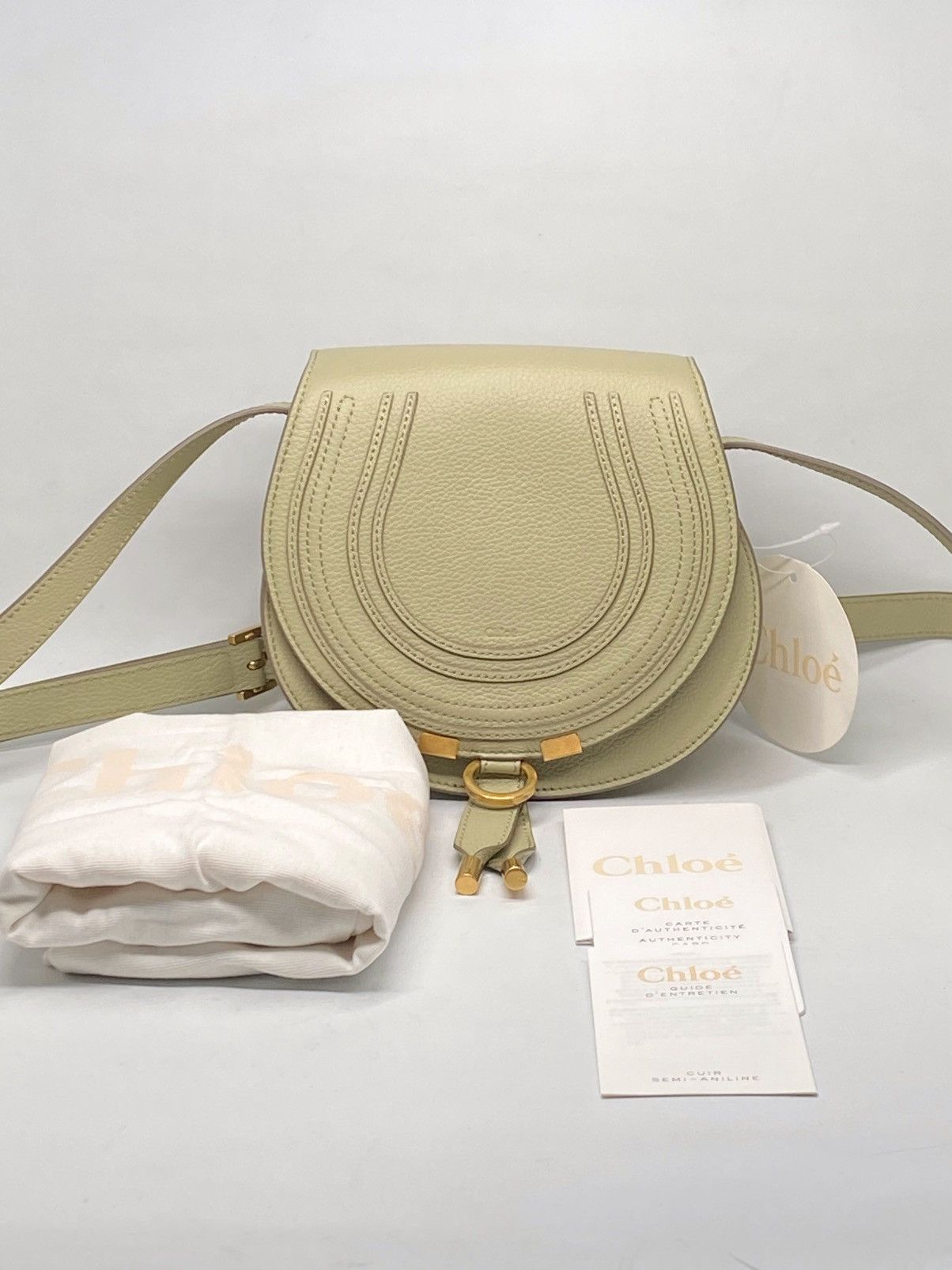Chloe Chloe Marcie Small Crossbody Bag in Grained Calfskin Size ONE SIZE - 3 Thumbnail