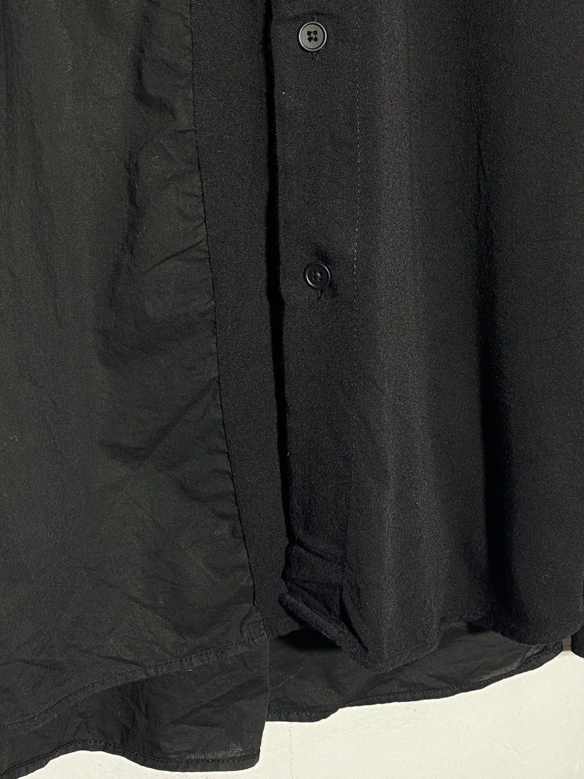 McQ Alexander McQueen MCQ Alexander McQueen Black Colorblock Avant Garde Shirt Size US L / EU 52-54 / 3 - 7 Thumbnail