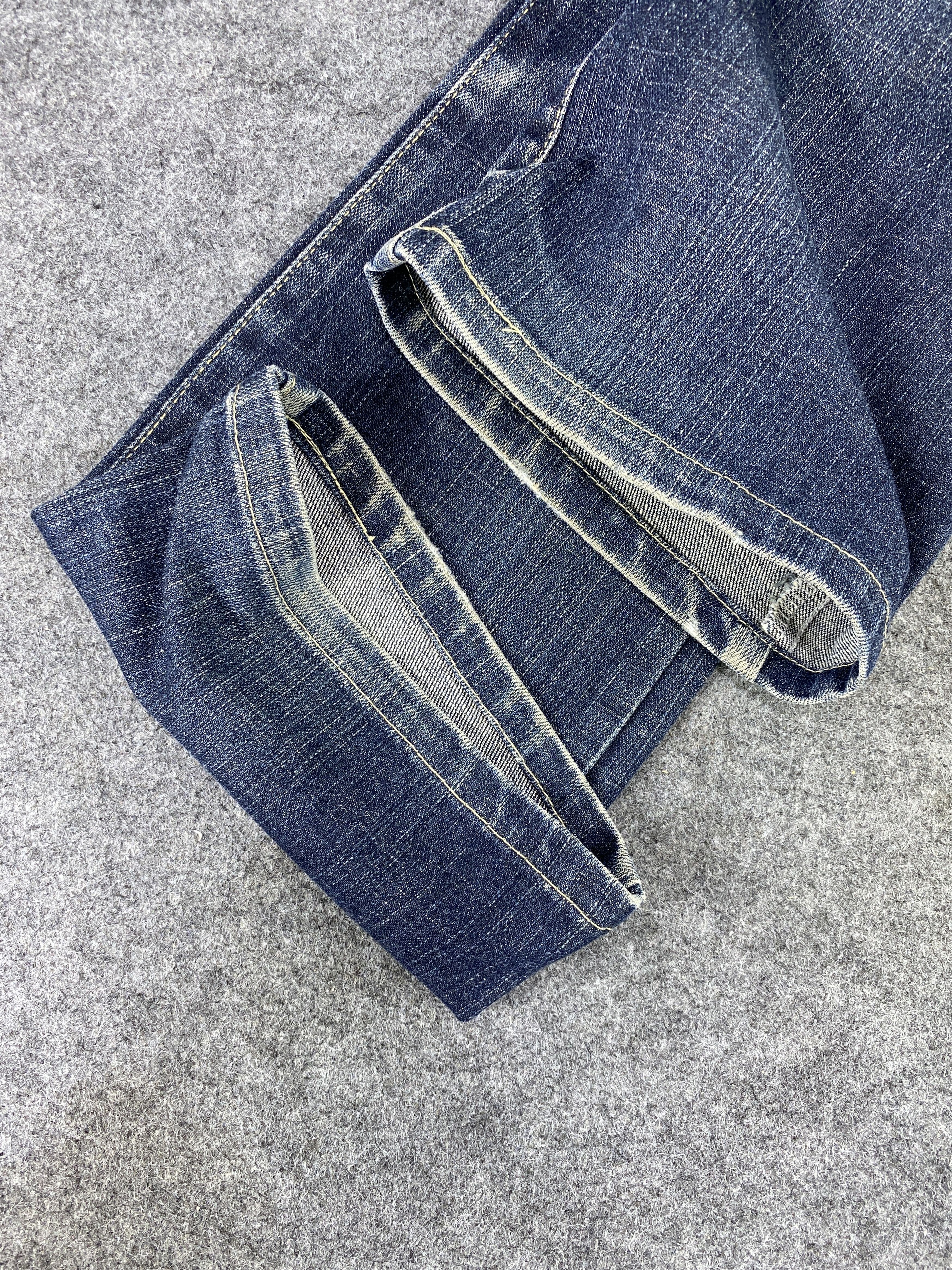 Edwin Vintage Edwin Distressed Wash Flare Jeans - J1076 Size 26" / US 2 / IT 38 - 17 Thumbnail