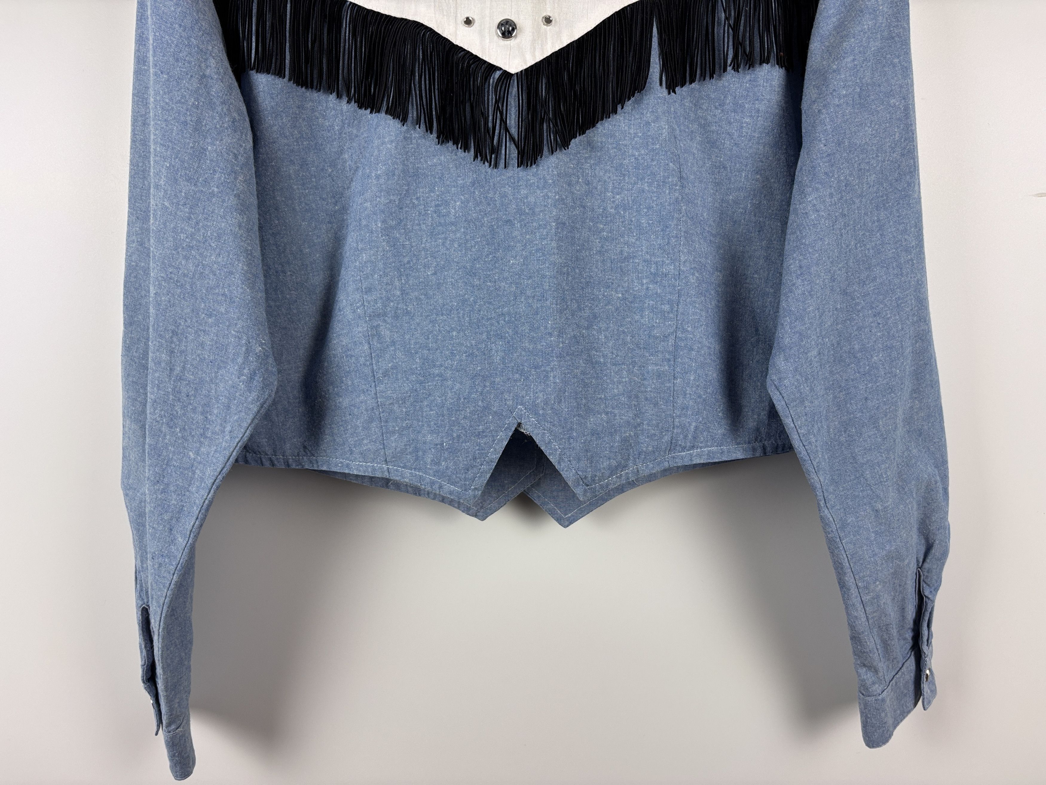 Cowboy Equipment × Vintage Vintage 1849 Authentic Ranchwear Crop Shirt Made in USA M Size M / US 6-8 / IT 42-44 - 7 Thumbnail