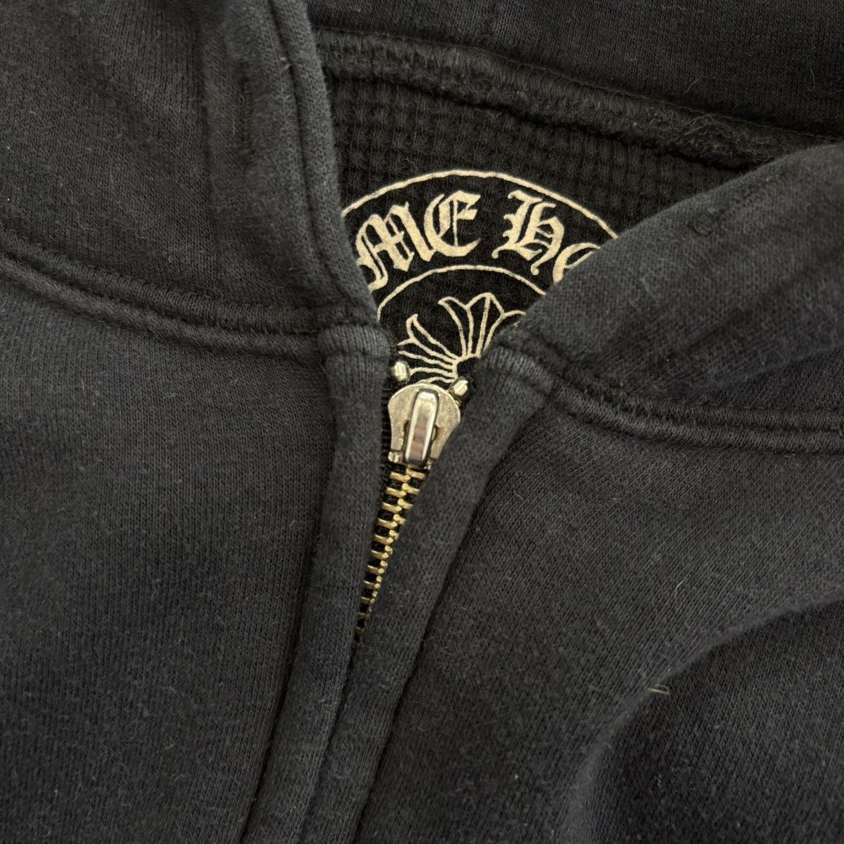 Chrome Hearts Vintage Chrome Hearts Gold Thermal Zip-Up Hoodie - Small Size US S / EU 44-46 / 1 - 3 Thumbnail