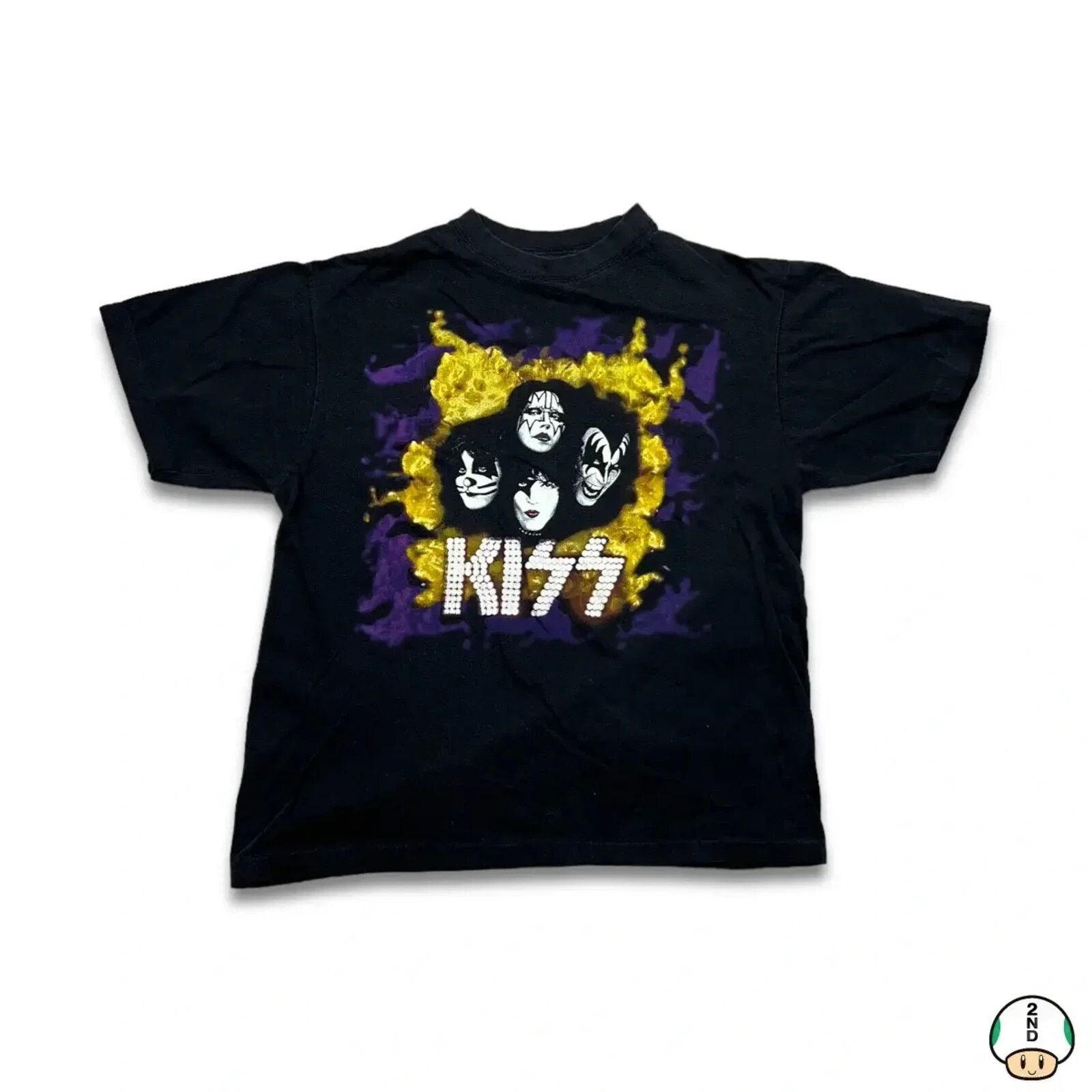 Band Tees × KISS × Vintage Vintage 30th anniversary kiss tshirt 