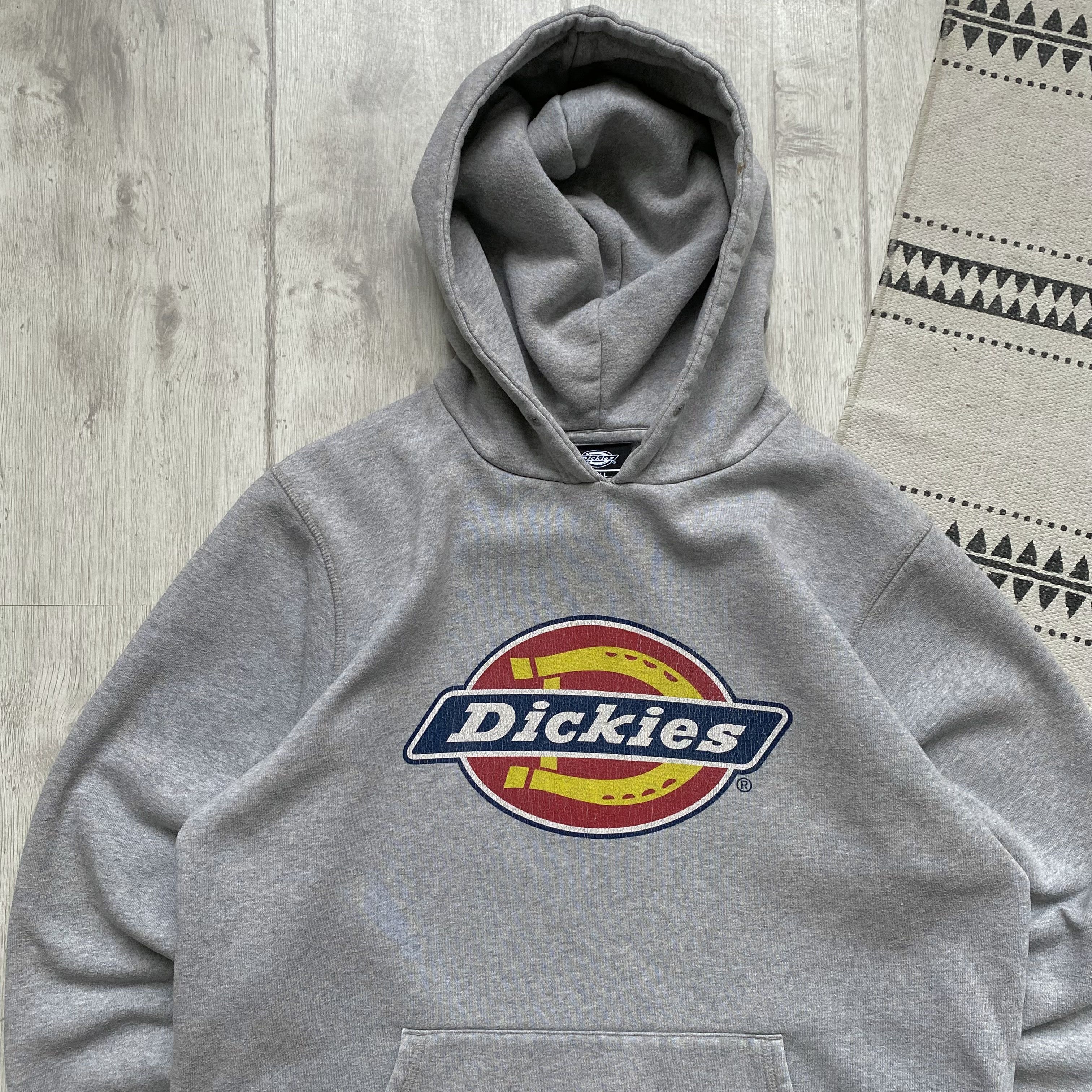 Dickies ⚒️ Vintage 00s Dickies boxy hoodie center logo Workwear Size US S / EU 44-46 / 1 - 2 Thumbnail