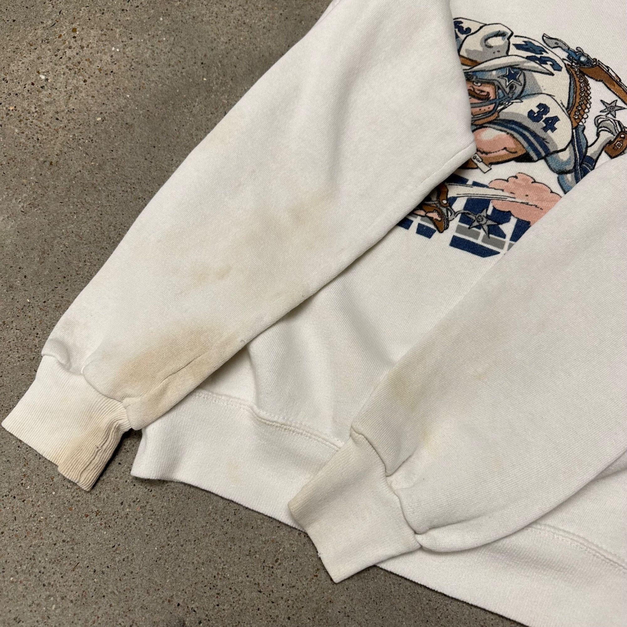 Vintage Vintage 1988 Dallas Cowboys NFL Jack Davis Art Sweatshirt Size US S / EU 44-46 / 1 - 4 Thumbnail