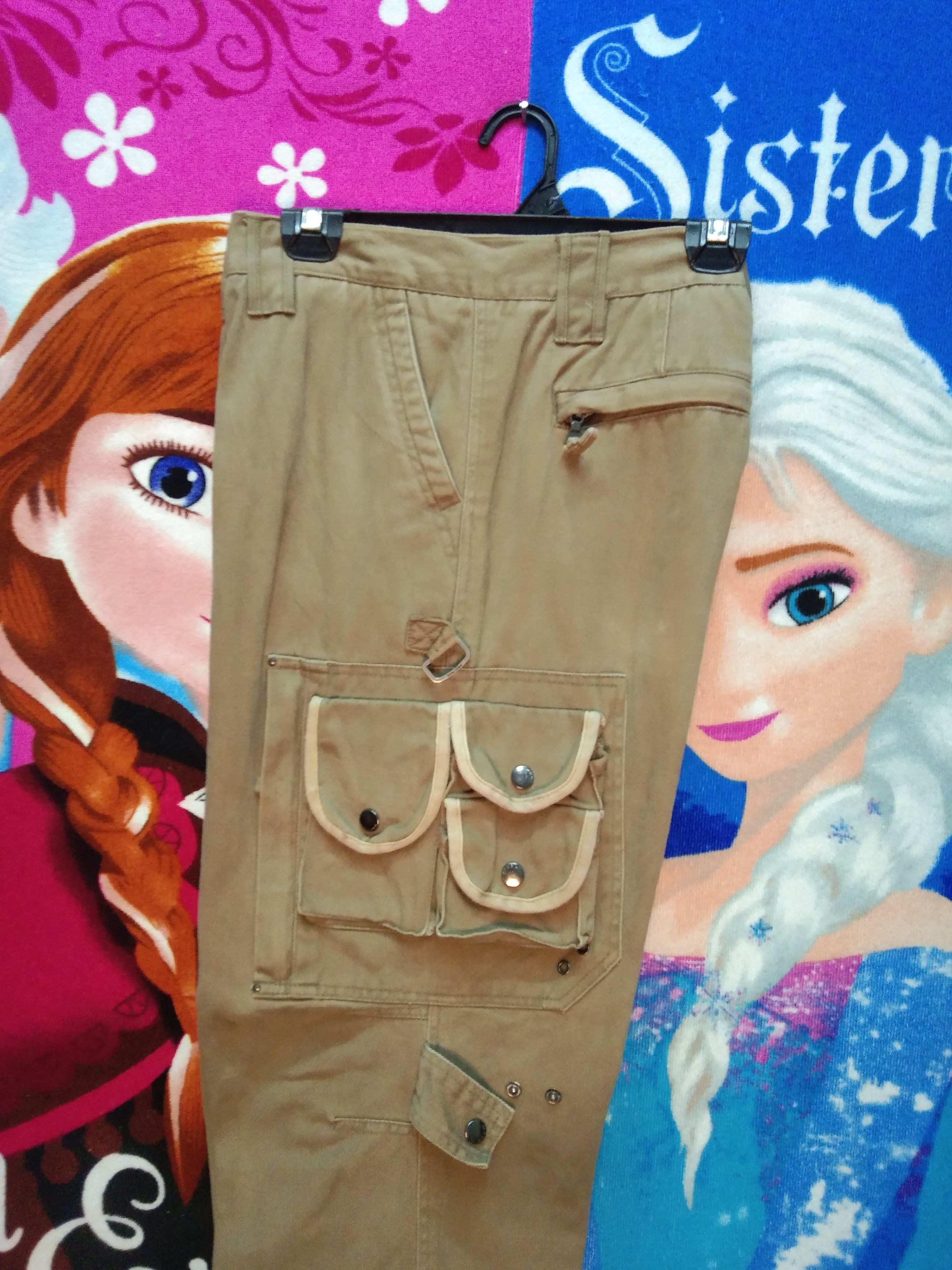 Japanese Brand INTERCREW MULTIPOCKET CARGOPANT Size US 34 / EU 50 - 4 Thumbnail