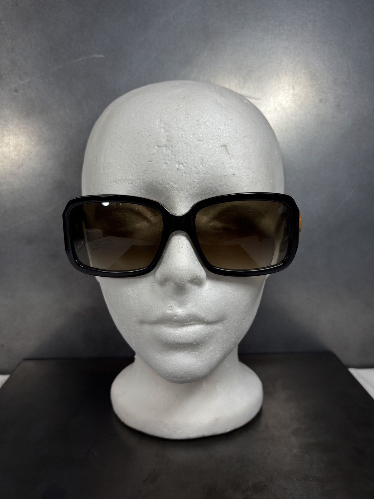 Gucci Gucci Sunglasses Overiszed Rectangular Italy GG 3159/S Size ONE SIZE - 5 Thumbnail
