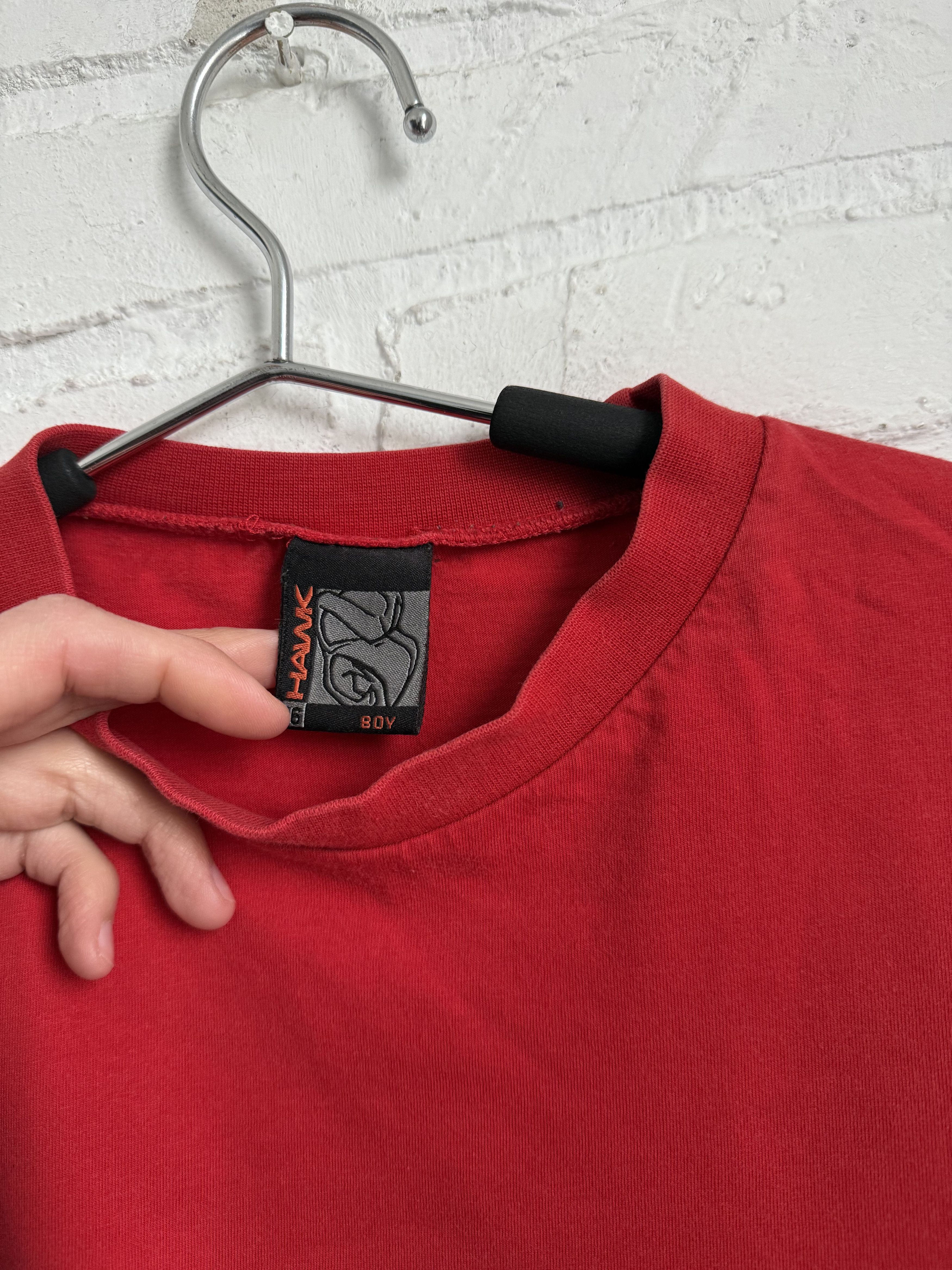 Tony Hawk Vintage 2000s Birdhouse Tony Hawk red t-shirt Size US L / EU 52-54 / 3 - 3 Thumbnail