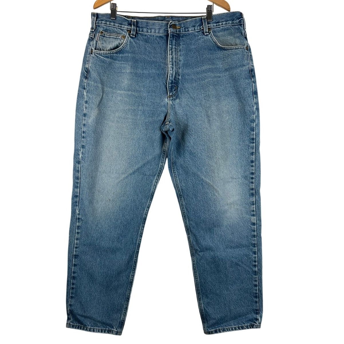 Carhartt Carhartt Jeans Mens 42x32 Blue Relaxed Straight Denim Pants Size US 42 / EU 58 - 2 Thumbnail