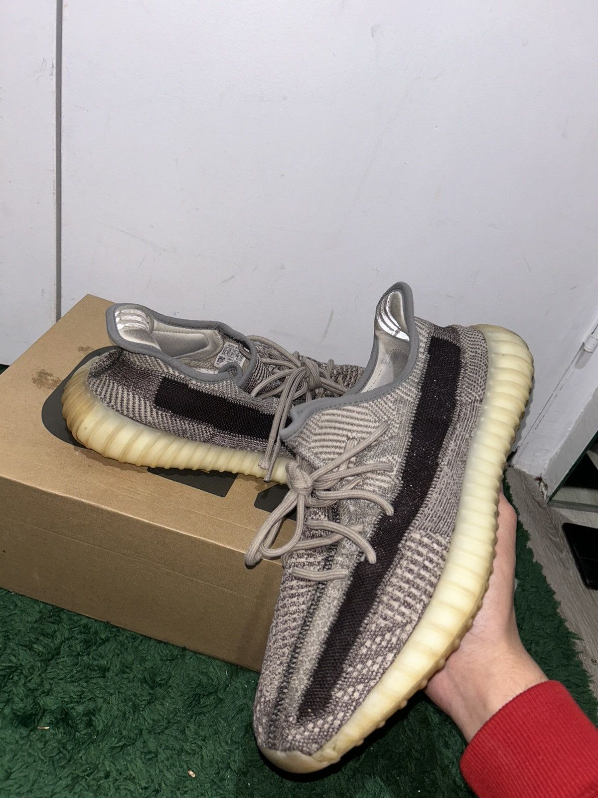 Adidas Size 13 - adidas Yeezy Boost 350 V2 Low Zyon used Size US 13 / EU 46 - 1 Thumbnail