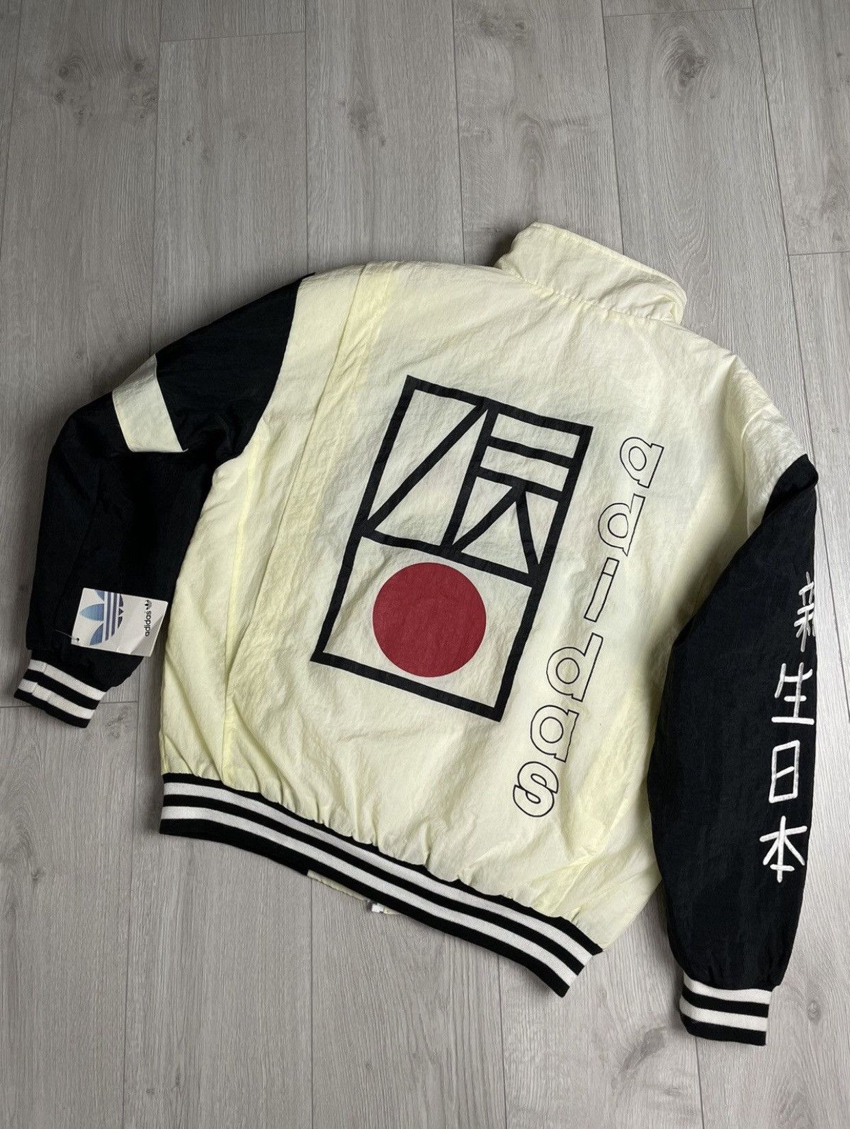 Adidas × Vintage 🔥Rare 90s Adidas Japan Vintage Jacket Bomber Nylon Size US L / EU 52-54 / 3 - 5 Thumbnail