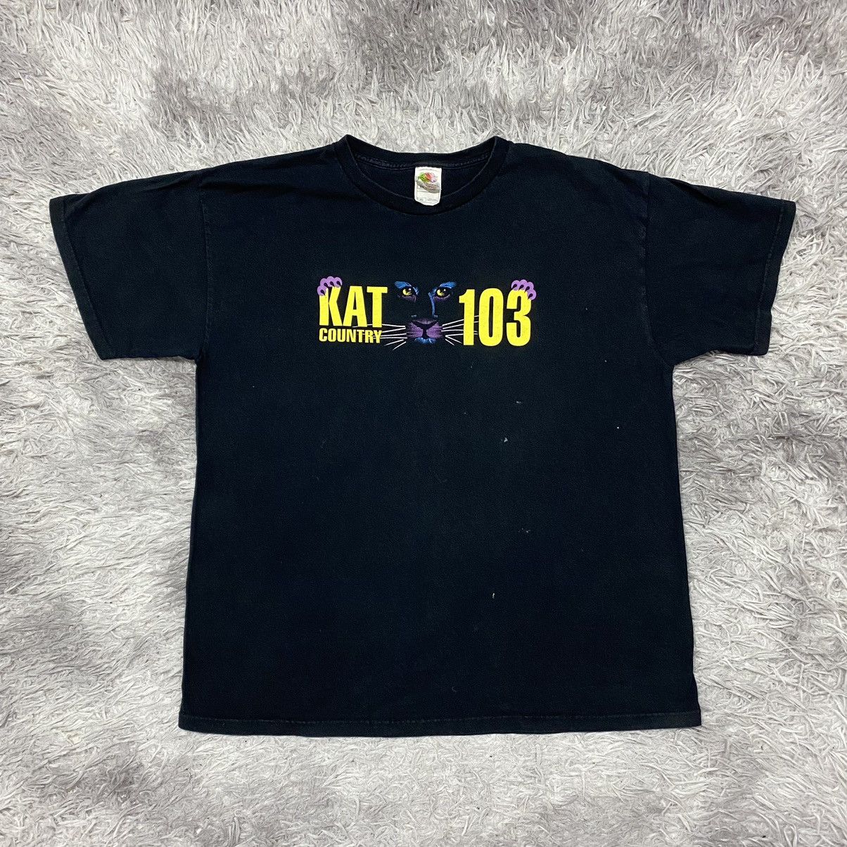 Fruit Of The Loom × Vintage Radio station kat country 103 vintage Size US XL / EU 56 / 4 - 1 Thumbnail
