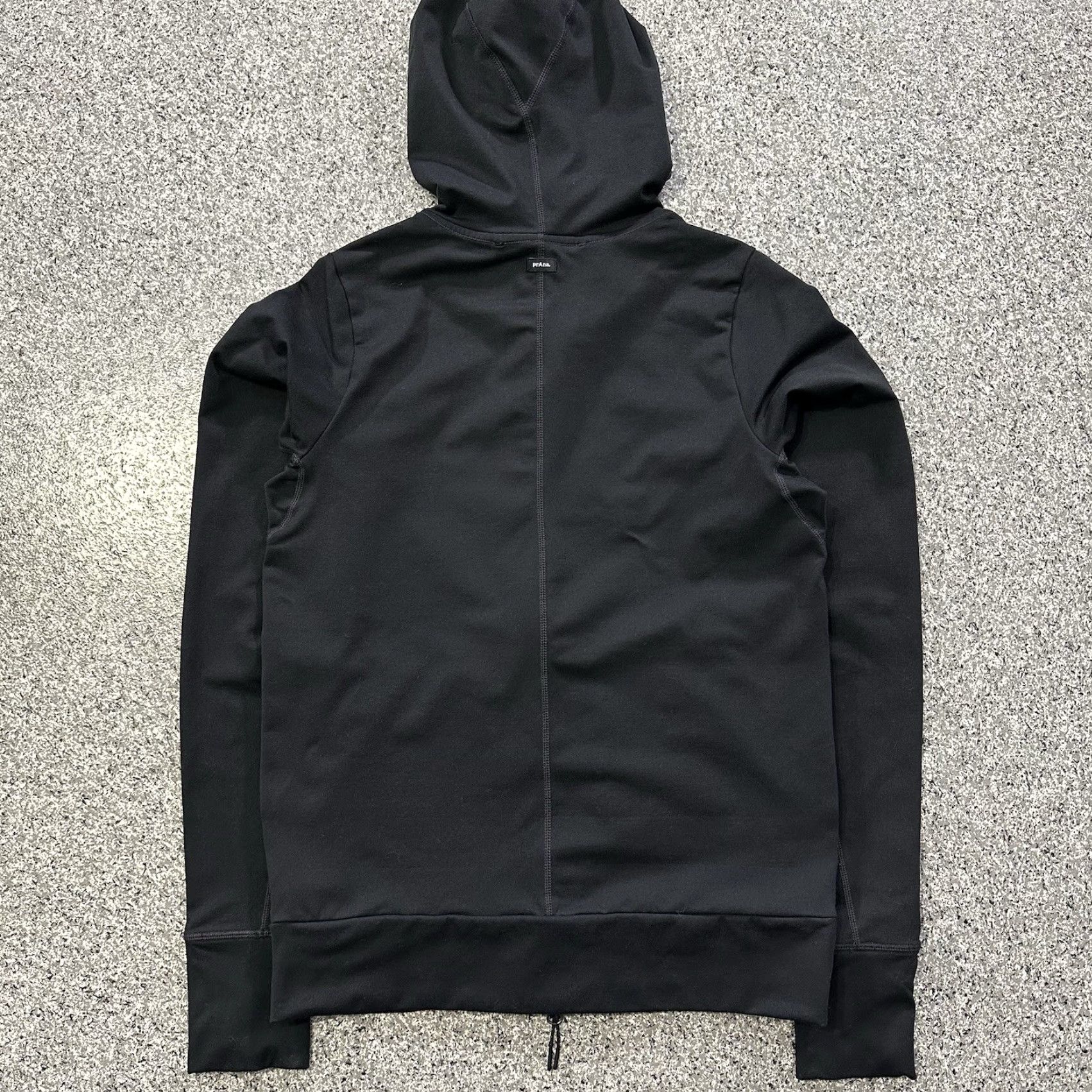 Prana prAna Jacket Womens S Black Ice Flow Full Zip Hoodie Long Sleeve Thumbholes Hoodie Size S / US 4 / IT 40 - 7 Thumbnail