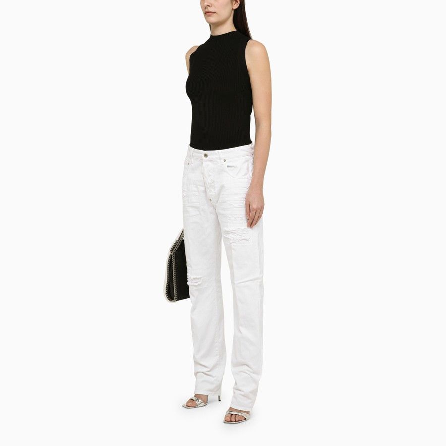 Dsquared2 o1d2blof0824 Jeans in White Size 27" / US 4 / IT 40 - 2 Thumbnail