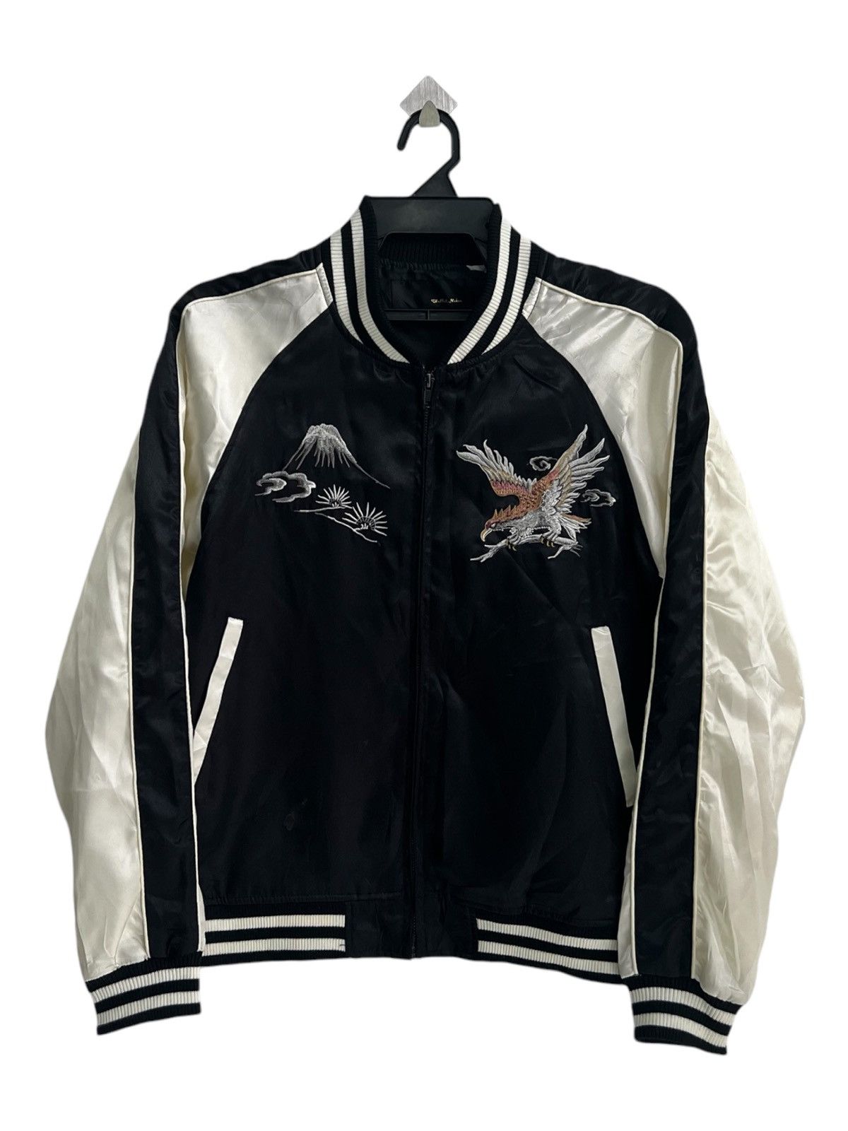 Vintage Japanese Classic Bullet Noise Hawk/Eagle Embroidered Sukajan Size US M / EU 48-50 / 2 - 2 Thumbnail