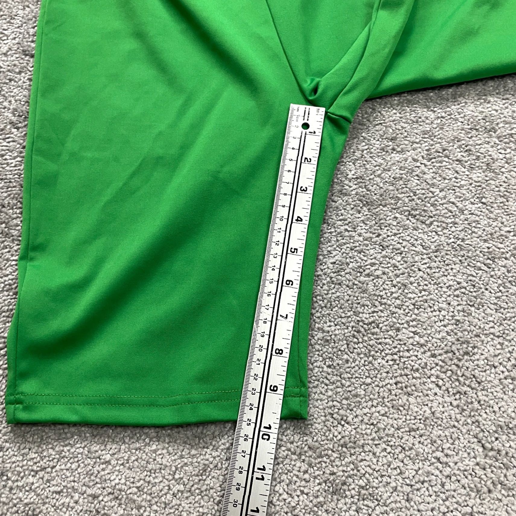 Vintage Unbranded Compression Active Shorts Womens M Green Yoga Gym Running 26x9.5 Size 32" / US 10 / IT 46 - 5 Thumbnail