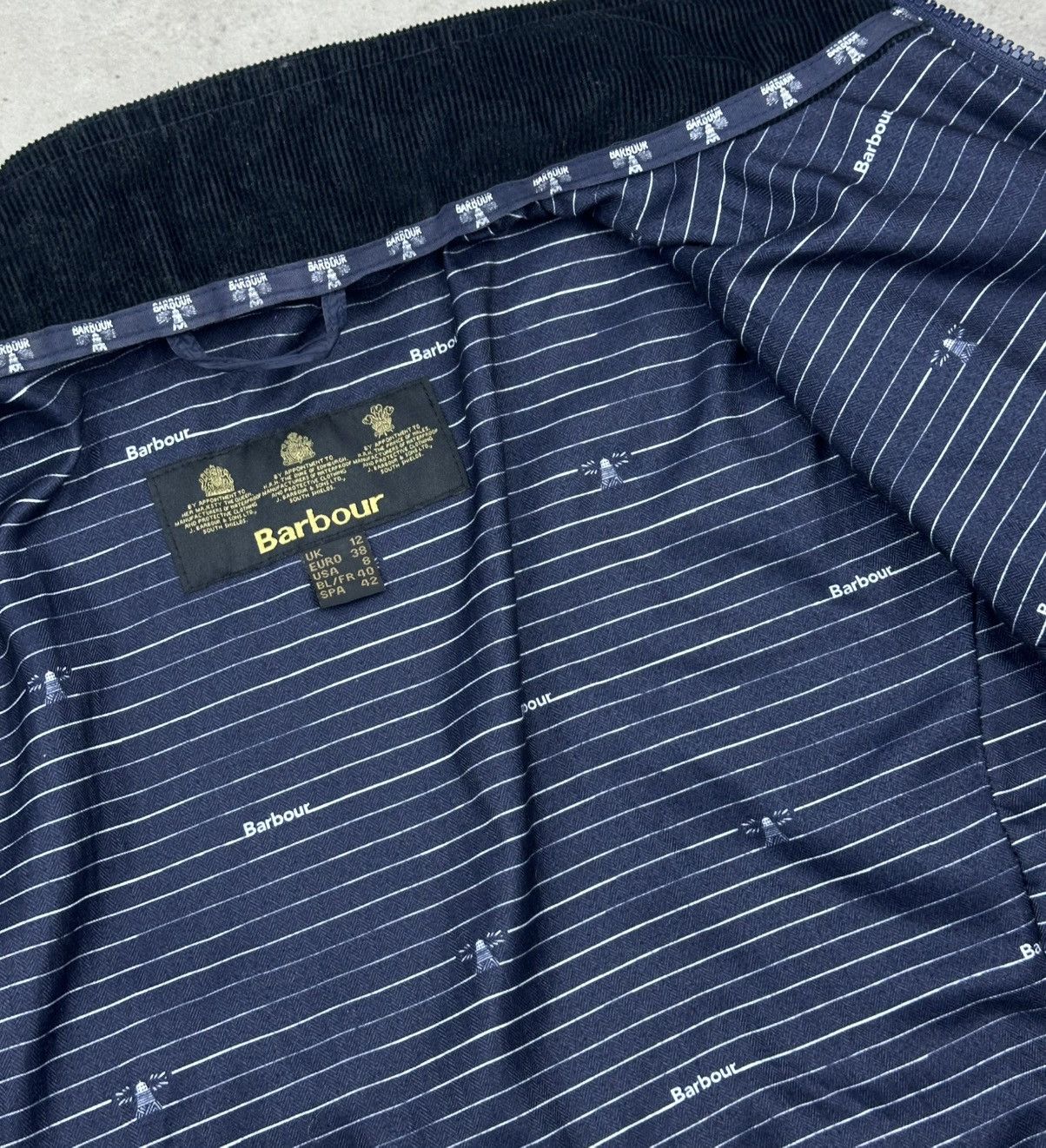 Barbour Barbour Sailboat Quilted Jacket UK 12 US 8 Wome Blue Pocket Size US M / EU 48-50 / 2 - 8 Thumbnail