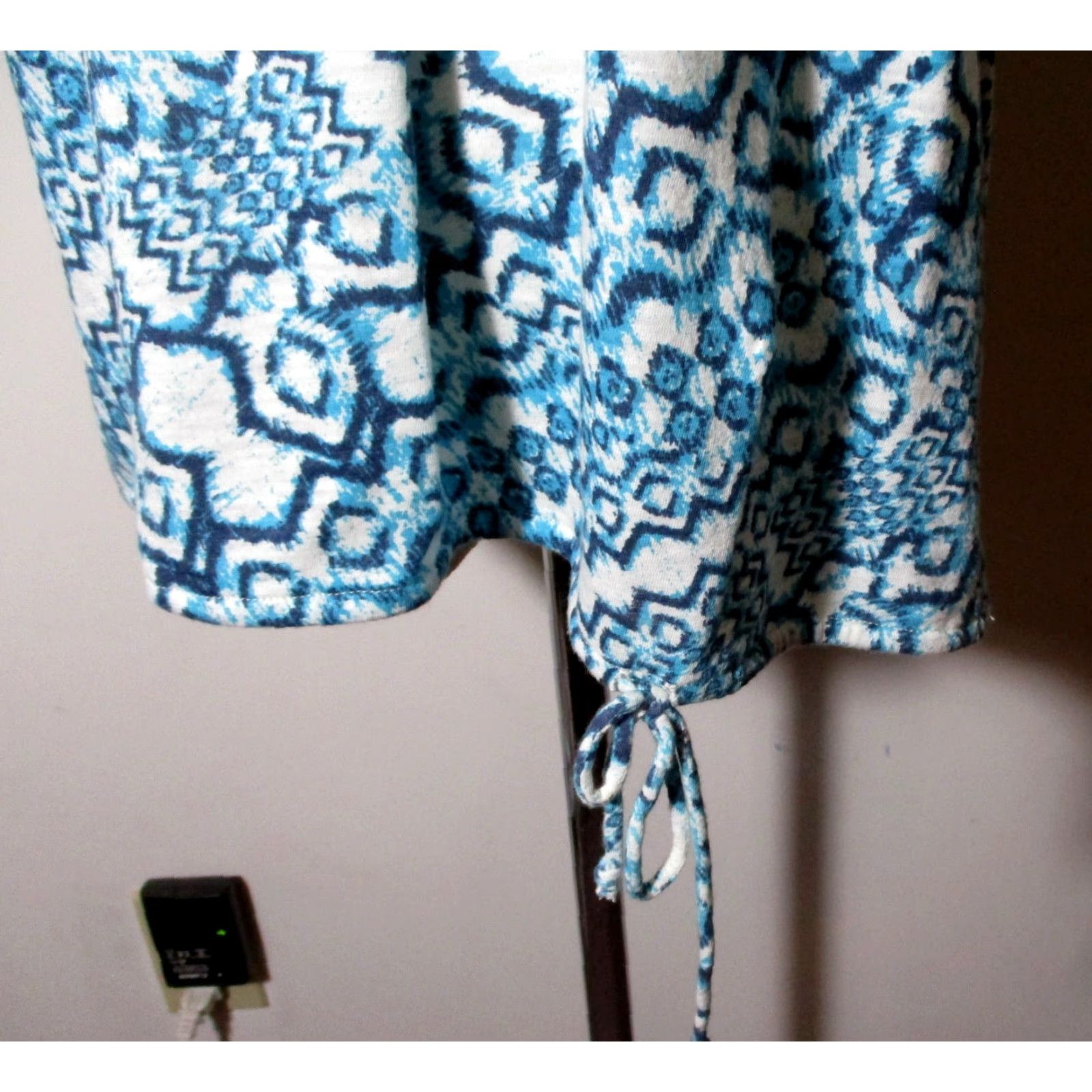 Lucky Brand LUCKY BRAND Blue Sleeveless Lace Trim Top Size S Size S / US 4 / IT 40 - 2 Thumbnail