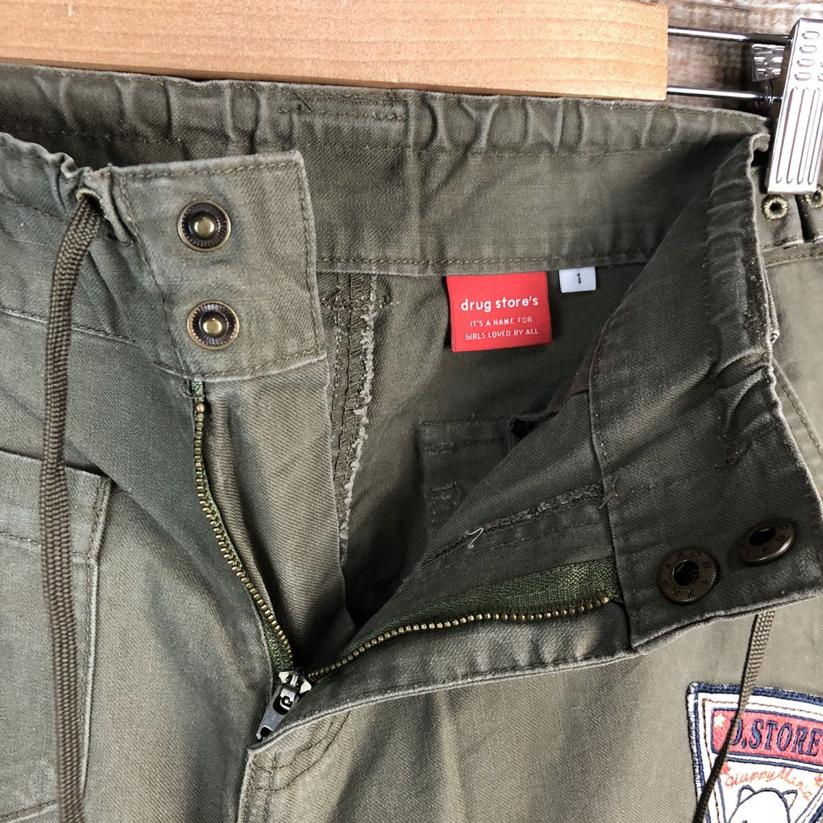 Japanese Brand Drug Store Green Cargo Multipocket Pants #A2418 Size US 27 - 14 Thumbnail