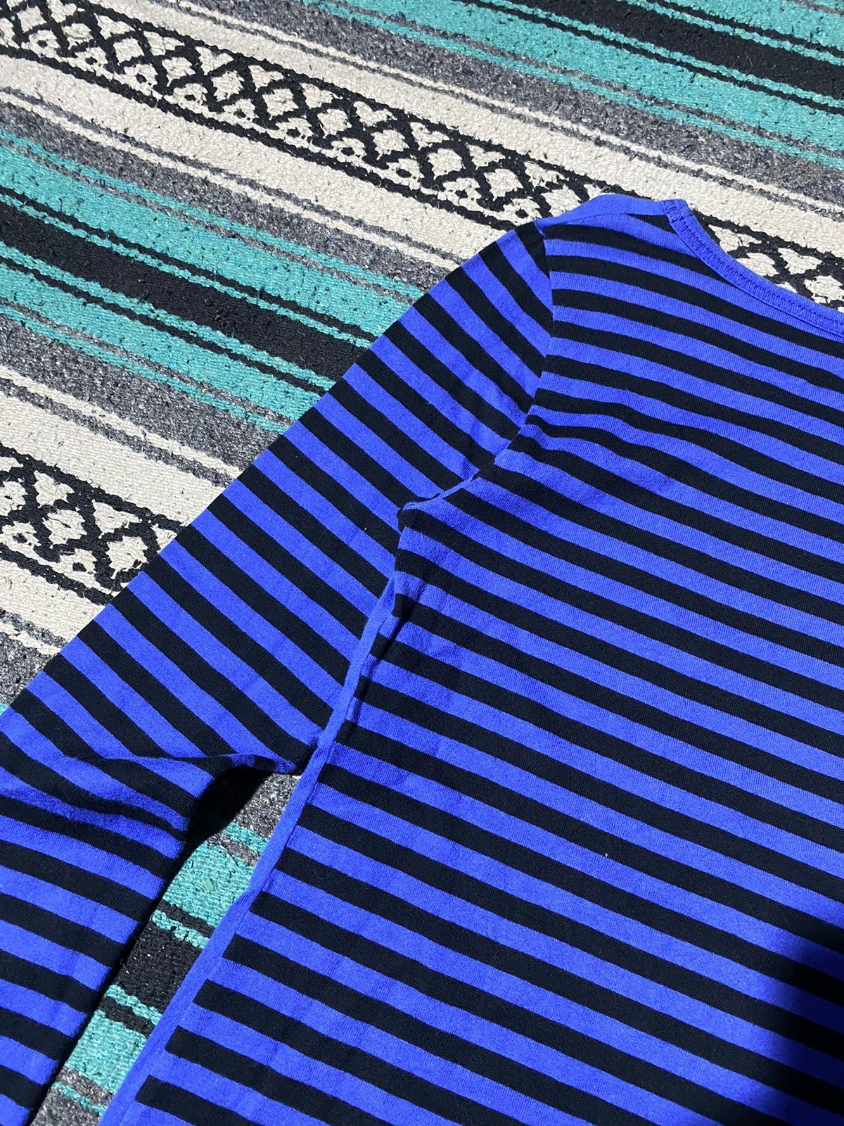 If Six Was Nine 2000s Algonsquin - Grunge Style Striped Longsleeve Size US S / EU 44-46 / 1 - 6 Thumbnail