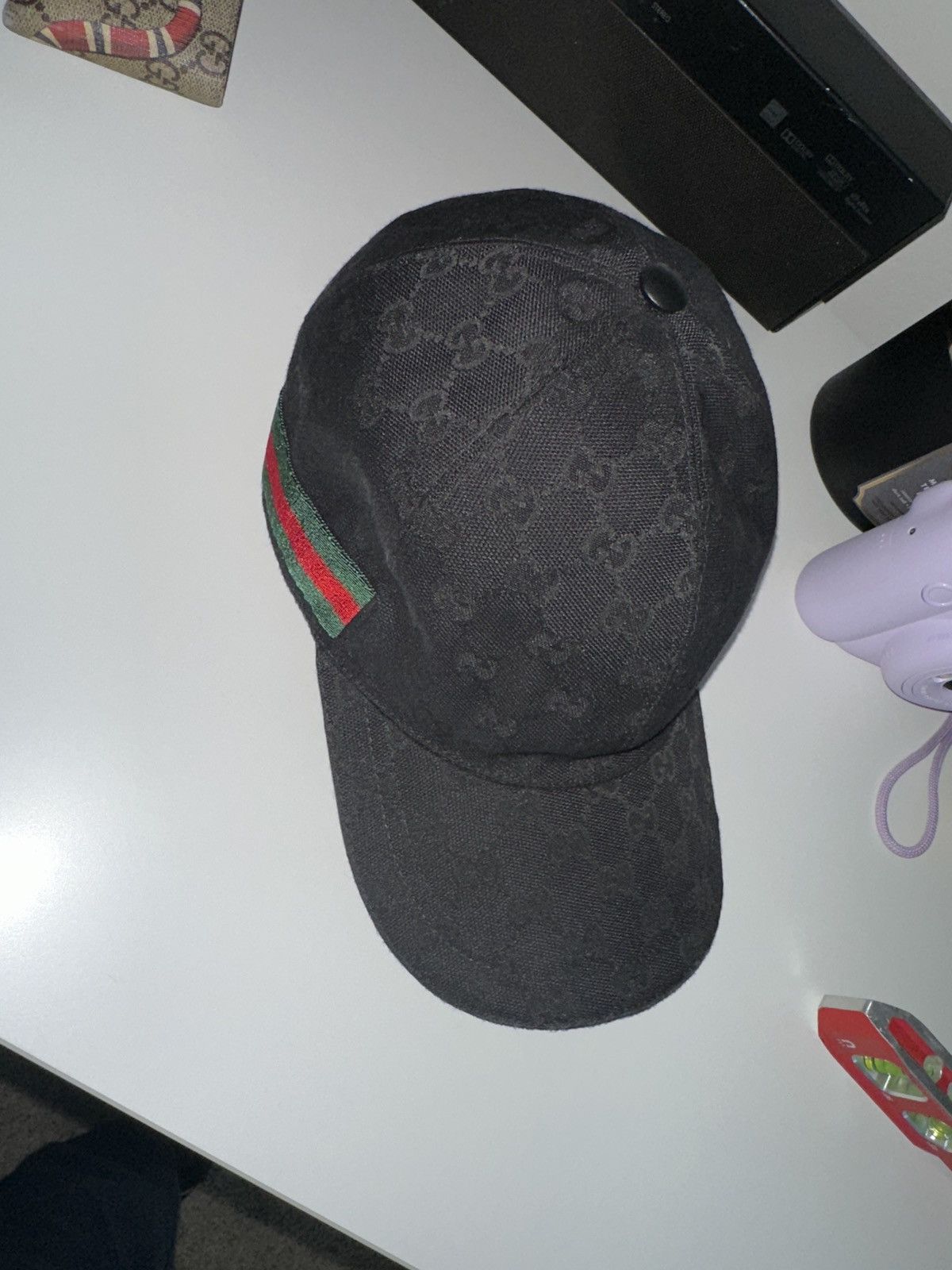 Gucci GG canvas baseball hat with Web Size ONE SIZE - 2 Thumbnail