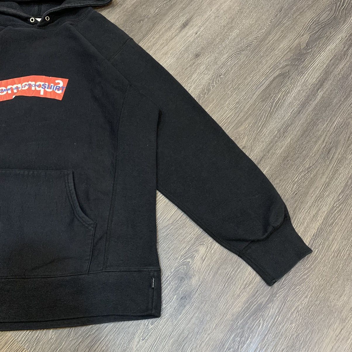 Comme des Garcons SHIRT × Supreme Supreme x Comme des garcons FW17 Hooded Sweatshirt Size US XL / EU 56 / 4 - 3 Thumbnail