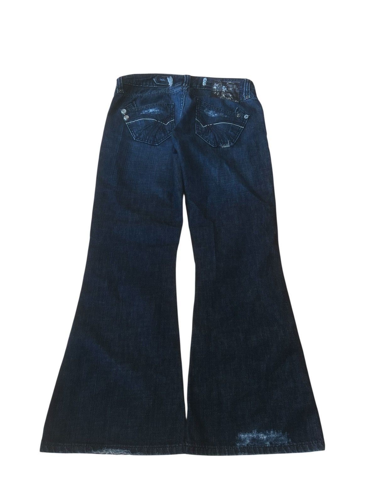 Other HEAVY FLARED DENIM JEANS Size US 33 - 3 Thumbnail