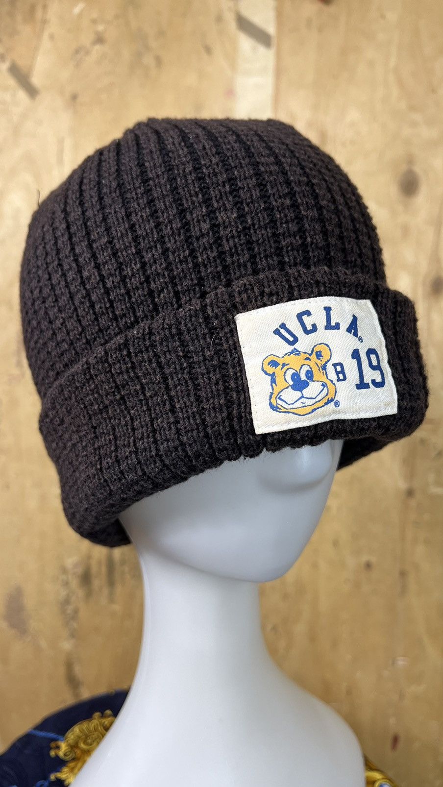 Vintage Ucla Black Padded Beannie Hat Size ONE SIZE - 5 Thumbnail