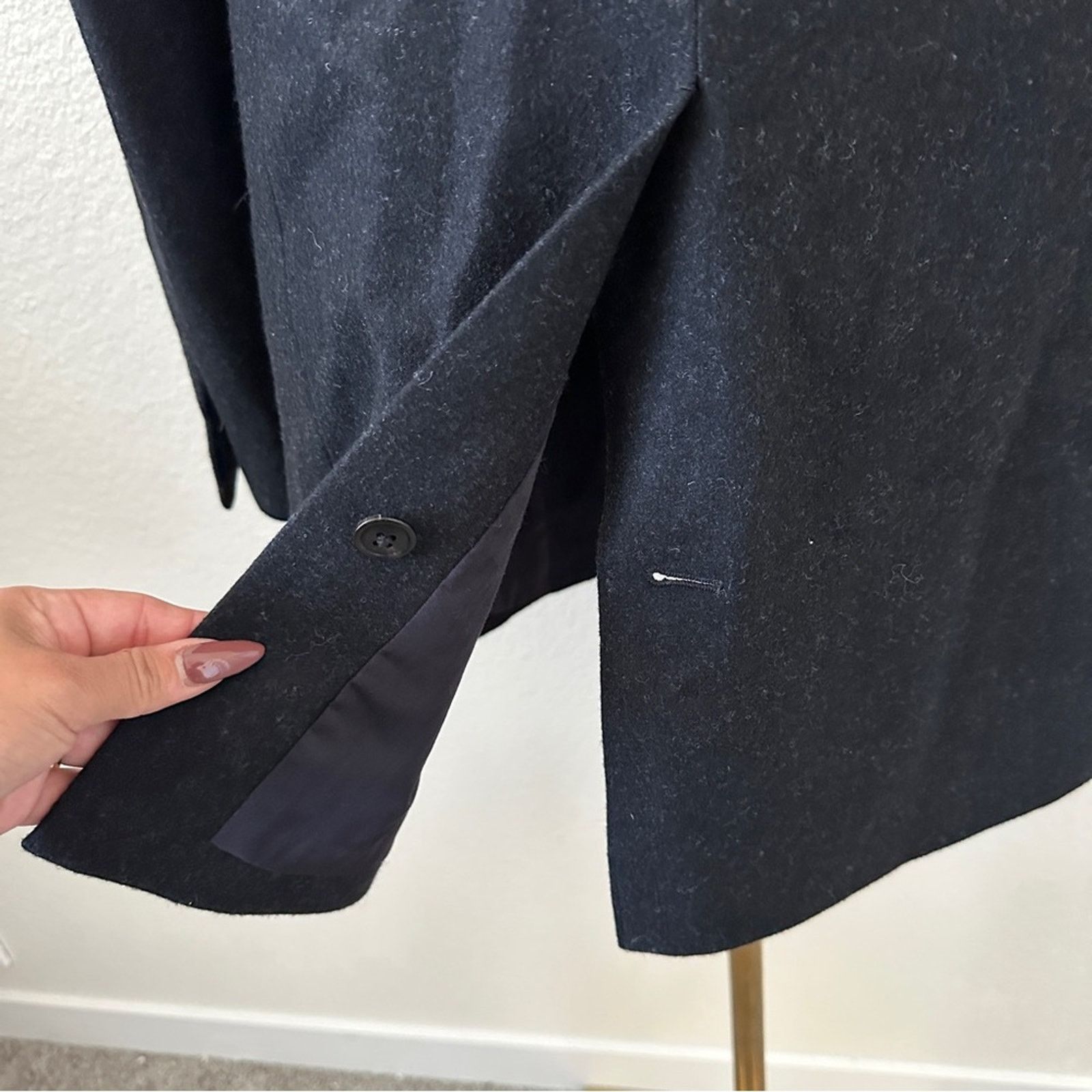 Jil Sander JIL SANDER +J x Uniqlo Single Breasted Wool Coat Grey XS Size XS / US 0-2 / IT 36-38 - 7 Thumbnail