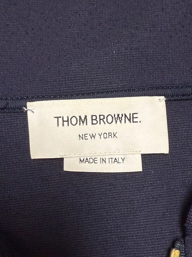 Thom Browne Thom Browne Blue and green zipper hooded coat Size US L / EU 52-54 / 3 - 4 Thumbnail