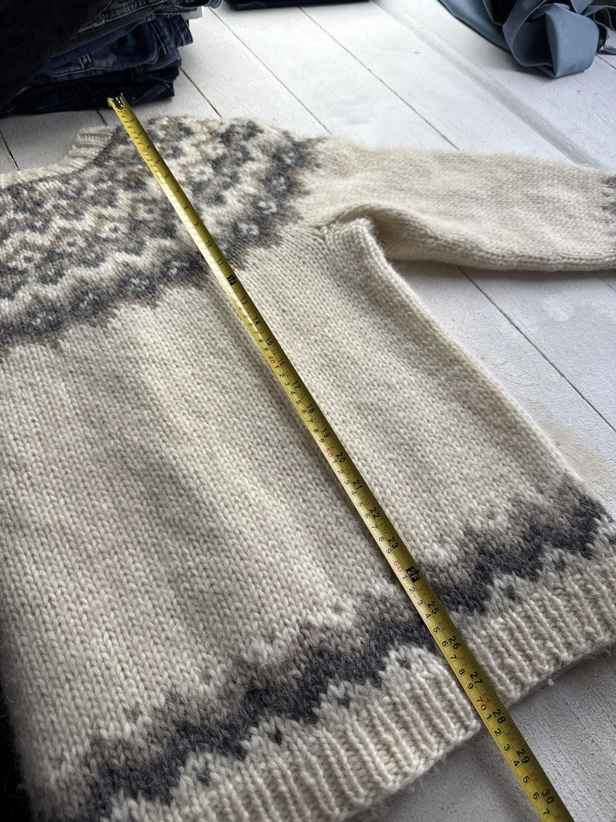 Japanese Brand Retro Vintage 90s Hilda Ltd Nordic Fair Isle Wool Cardigan Size US L / EU 52-54 / 3 - 14 Thumbnail
