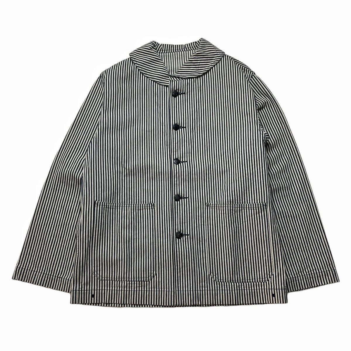 Buzz Rickson's × Japanese Brand Repro Shawl Collar Us Navy USN Work Jacket WW2 Buzz Ricksons Size US L / EU 52-54 / 3 - 2 Thumbnail