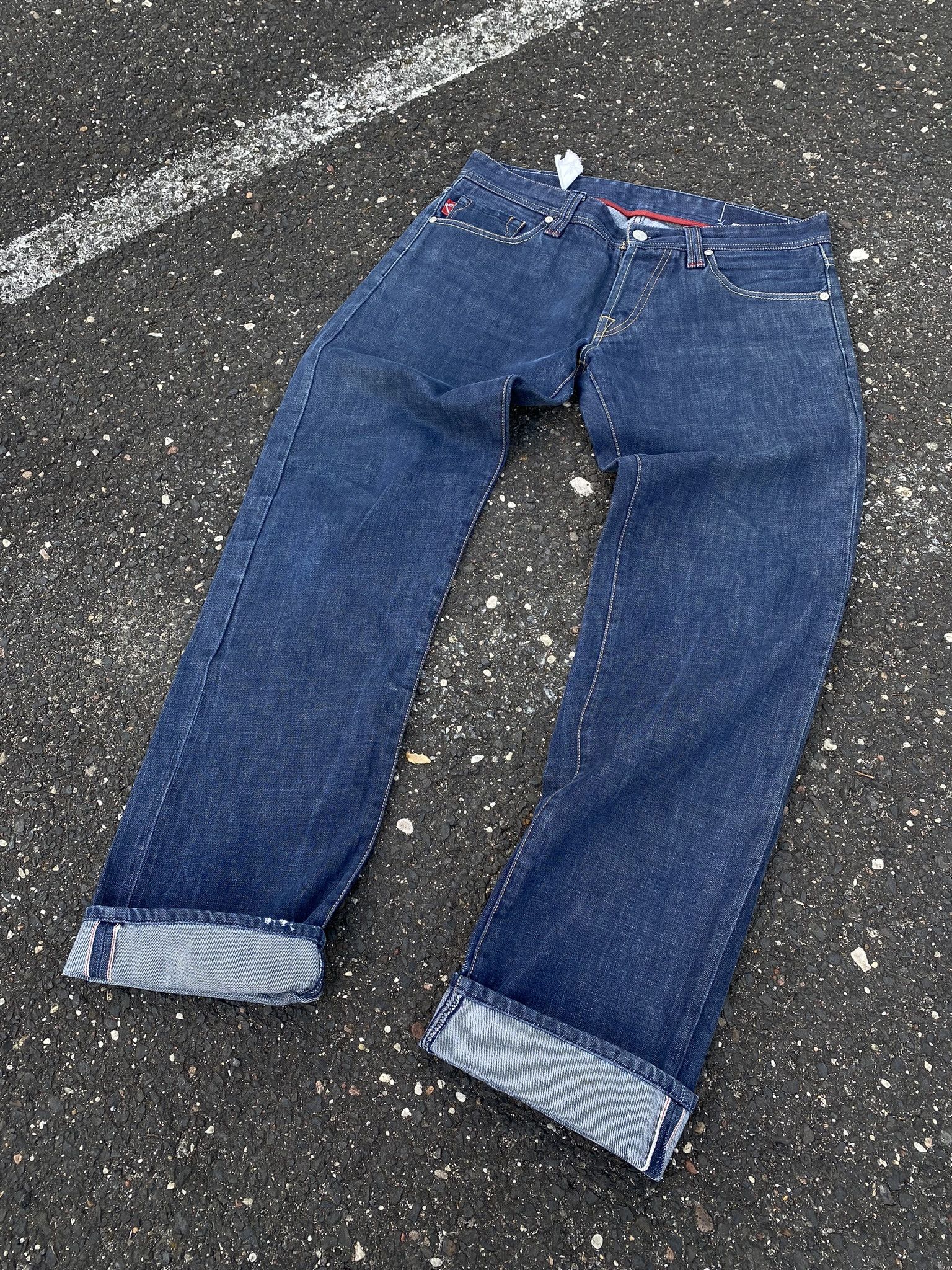 Designer SARTORIA TRAMAROSSA hand made Italy Selvedge Raw Denim Size US 32 / EU 48 - 3 Thumbnail