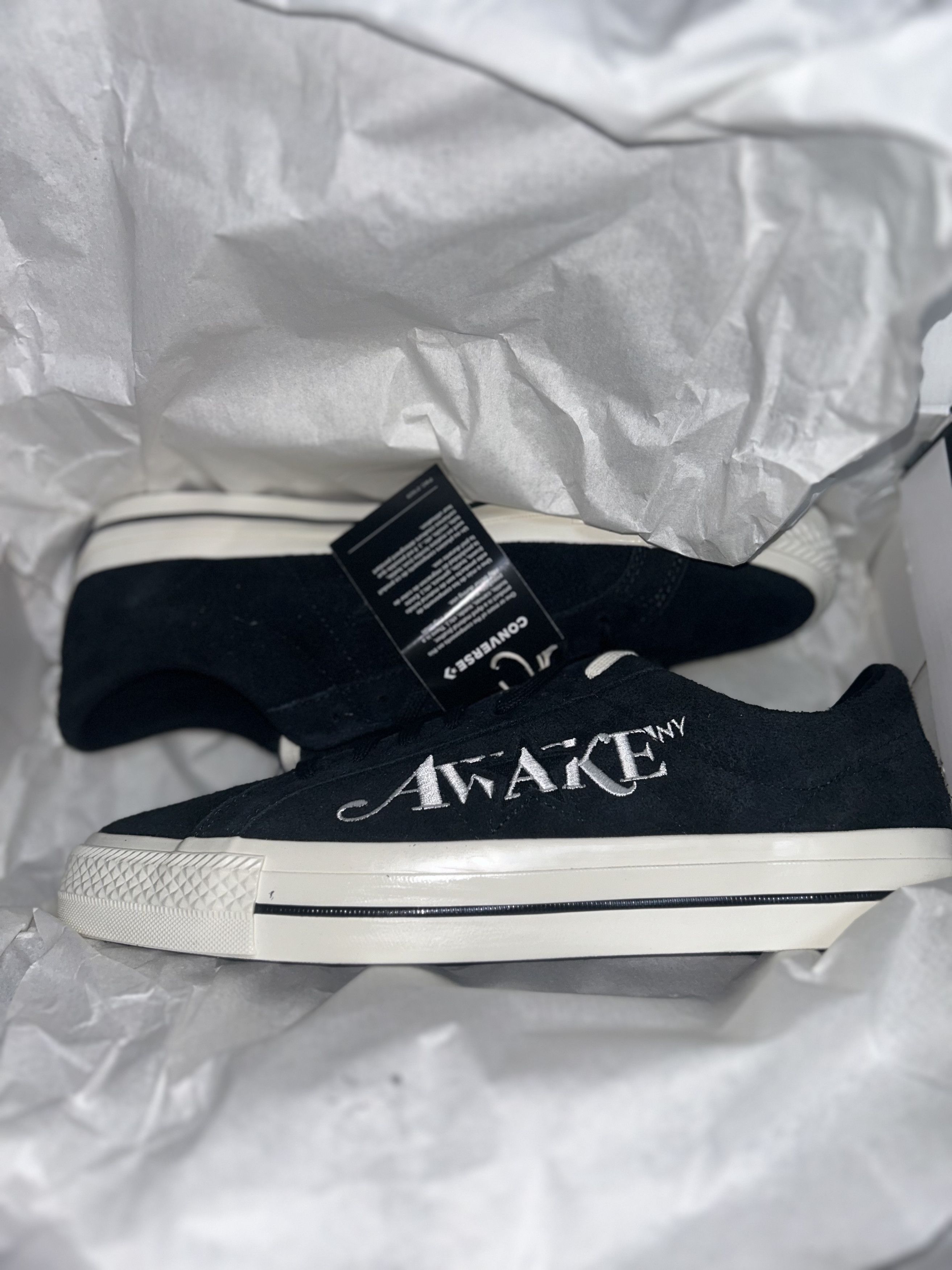 Converse US11 Converse x Awake NY One Star Pro Ox Black Egret Grailed
