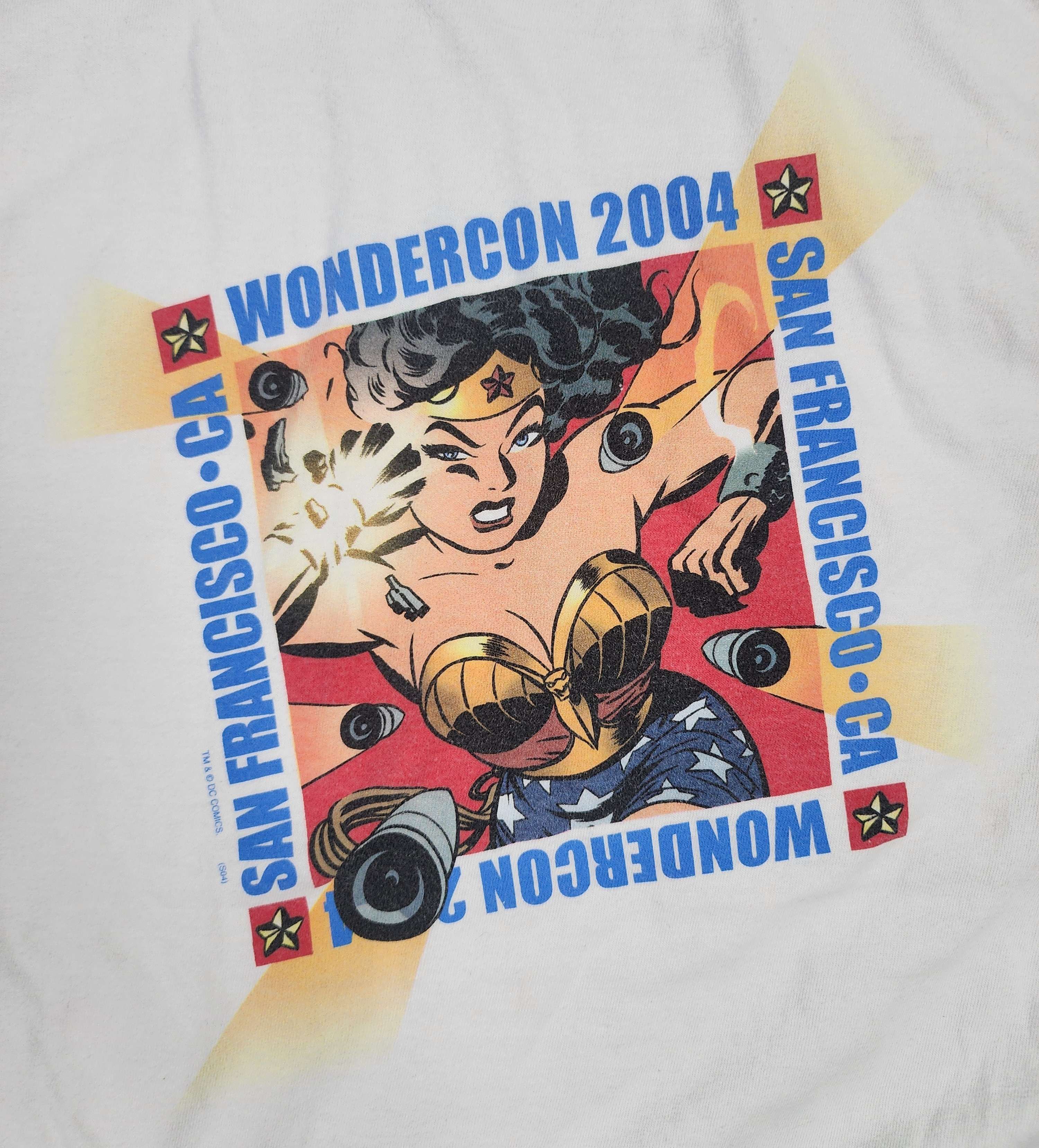 Hanes Vintage Y2K Wondercon San Francisco CA 2004 tee Size US L / EU 52-54 / 3 - 3 Thumbnail