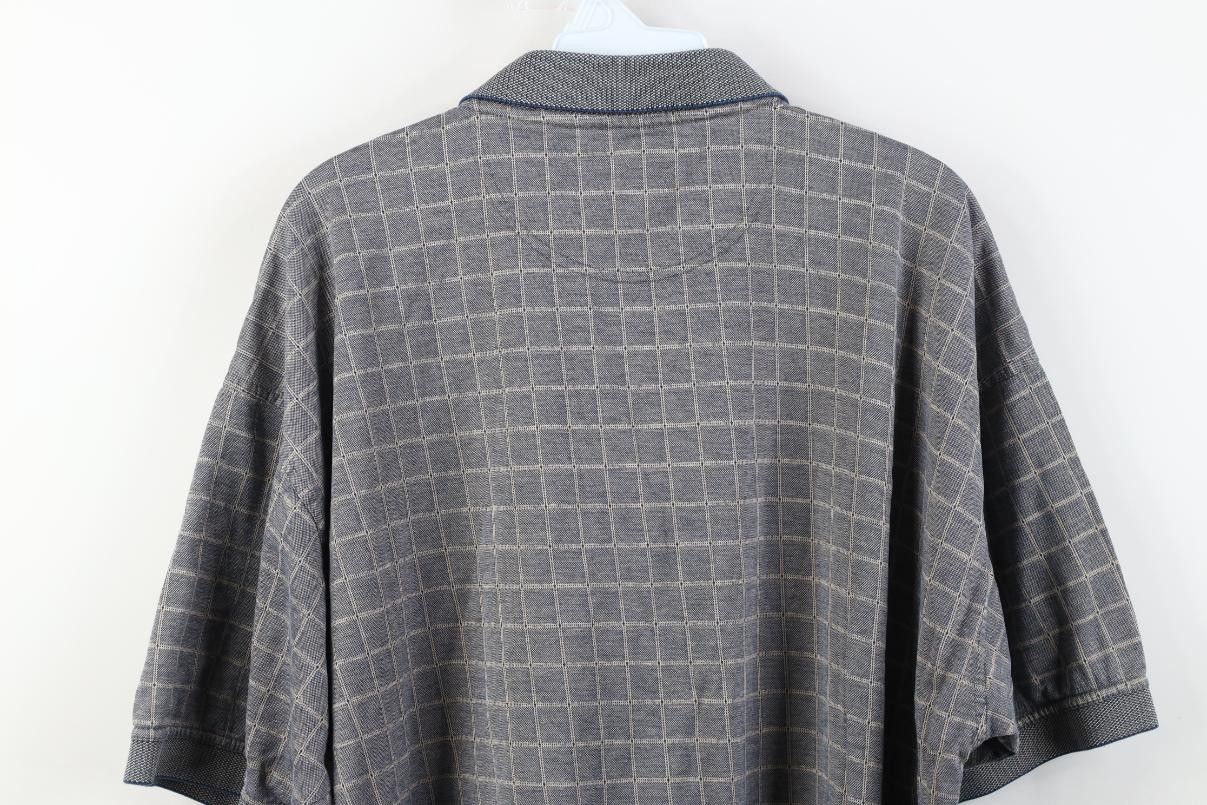 Vintage Vintage 90s Streetwear Checkered Collared Golf Polo Shirt Size US XL / EU 56 / 4 - 13 Thumbnail