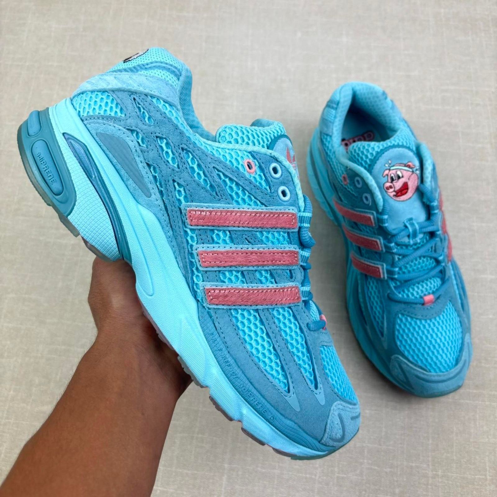 Adidas adidas x Unheardof Adistar Cushion 3 Pork Chop Piggy Runner Size US 9.5 / IT 39.5 - 1 Thumbnail